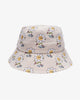 THE GIRL CLUB | Daisy Skater On Repeat Bucket Hat - Natural Girls The Girl Club