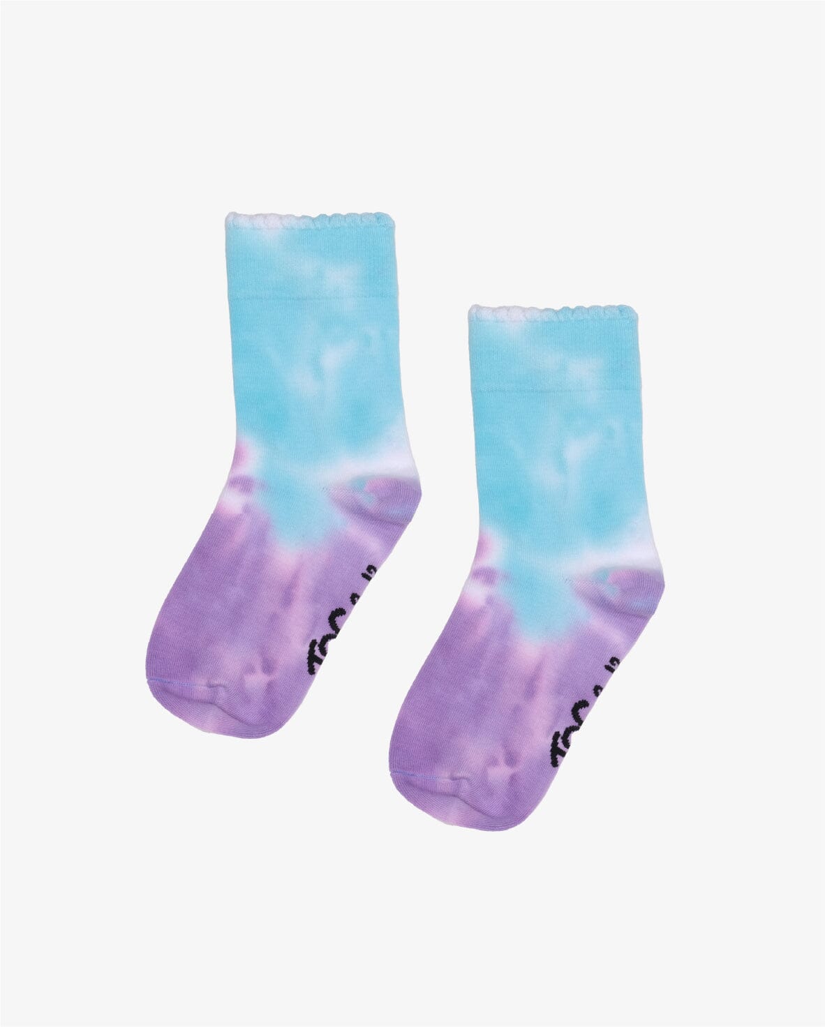 THE GIRL CLUB | Lavender Tie Dye Scallop Edge Sock Girls The Girl Club