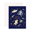 Fox & Fallow - Gift Card - Happy Birthday Space Gift Card Fox & Fallow