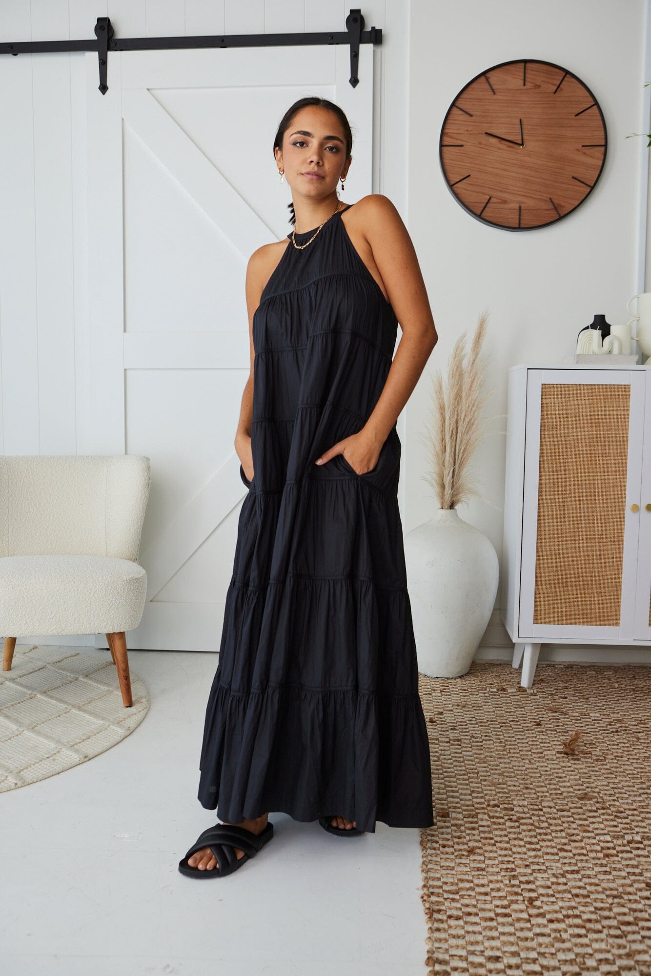 BY ROSA - Kaye Maxi Dress - Black Womens BY ROSA