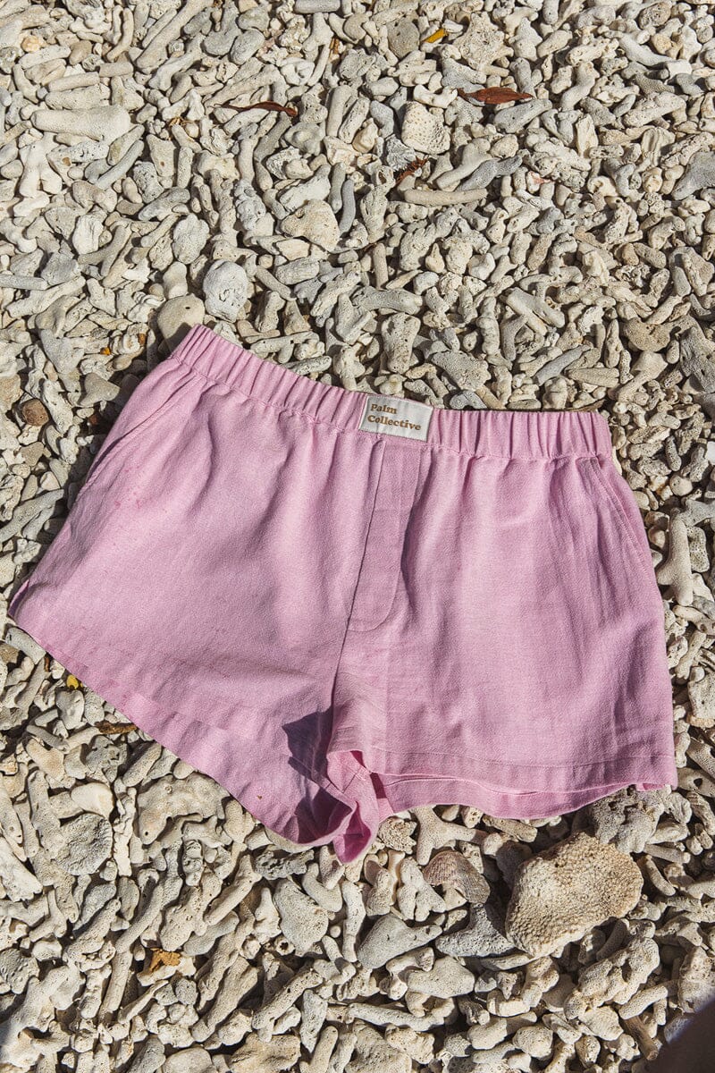 Palm Collective - La Mer Shorts - Pink Womens Palm Collective