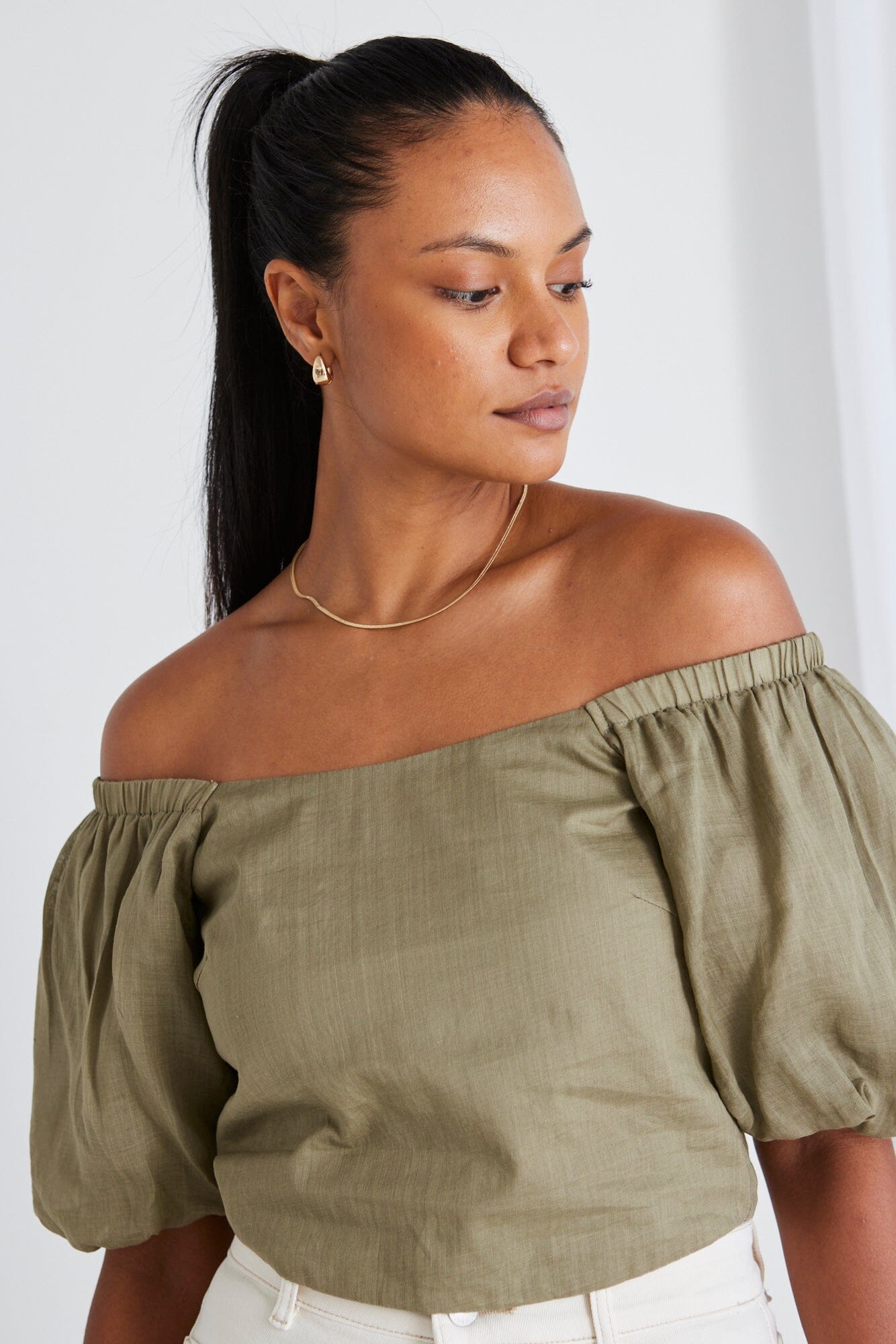 IVY + JACK - Lily Top - Light Khaki *** PRE ORDER / DUE APPROX 23FEB *** Womens IVY + JACK