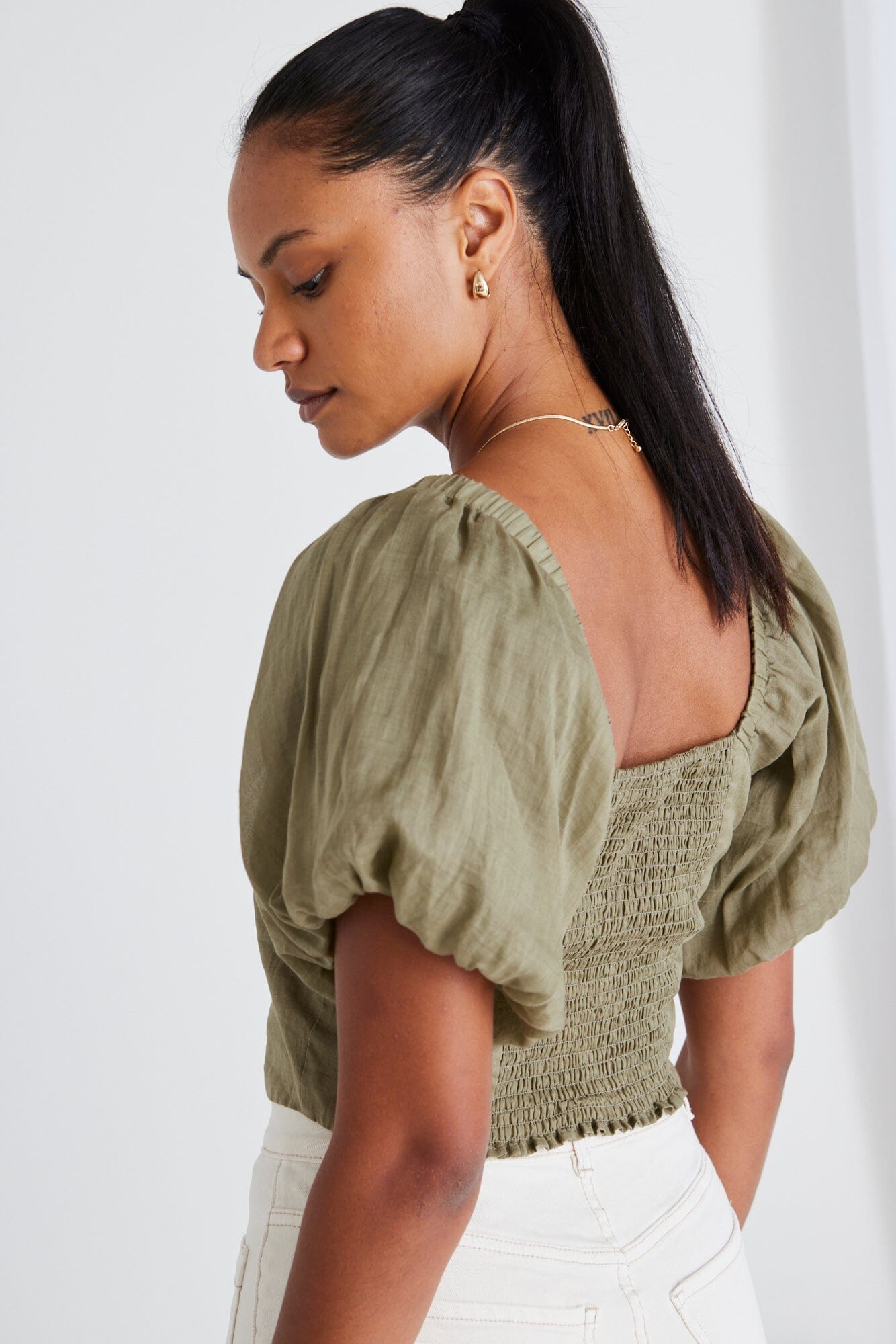 IVY + JACK - Lily Top - Light Khaki *** PRE ORDER / DUE APPROX 23FEB *** Womens IVY + JACK