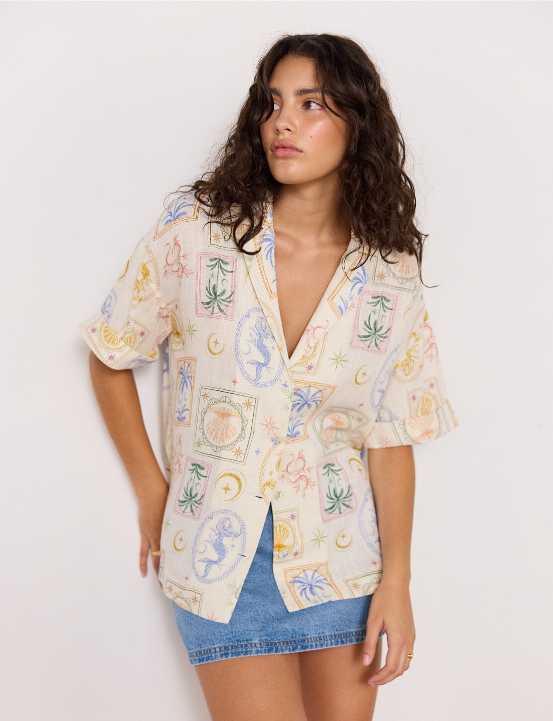MINK PINK - SIRENA RESORT SHIRT Womens MINK PINK