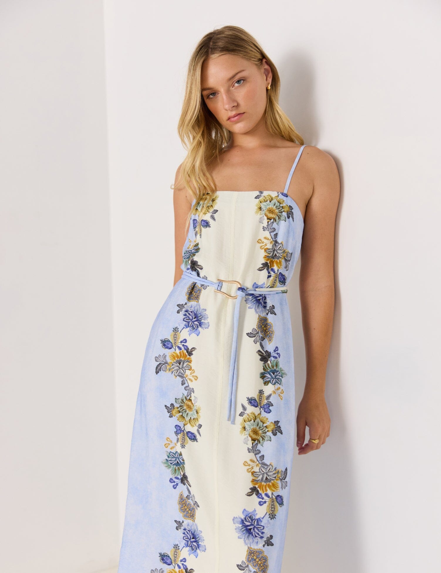MINK PINK - LUCIA MIDI DRESS - FLORAL Womens MINK PINK