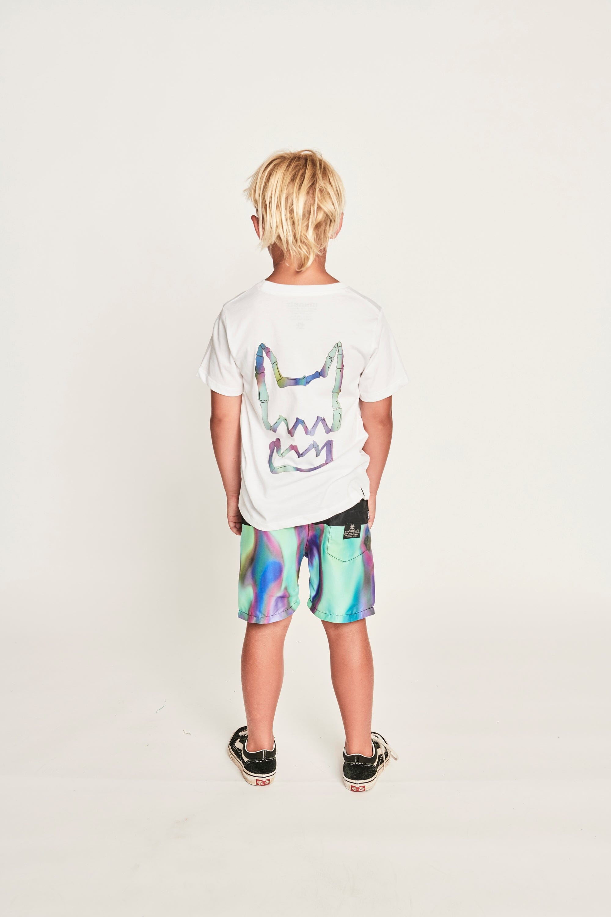 Munster - GLOWTEETH SS TEE - White ** PRE ORDER / DUE MID-LATE SEP ** Boys Munster Kids