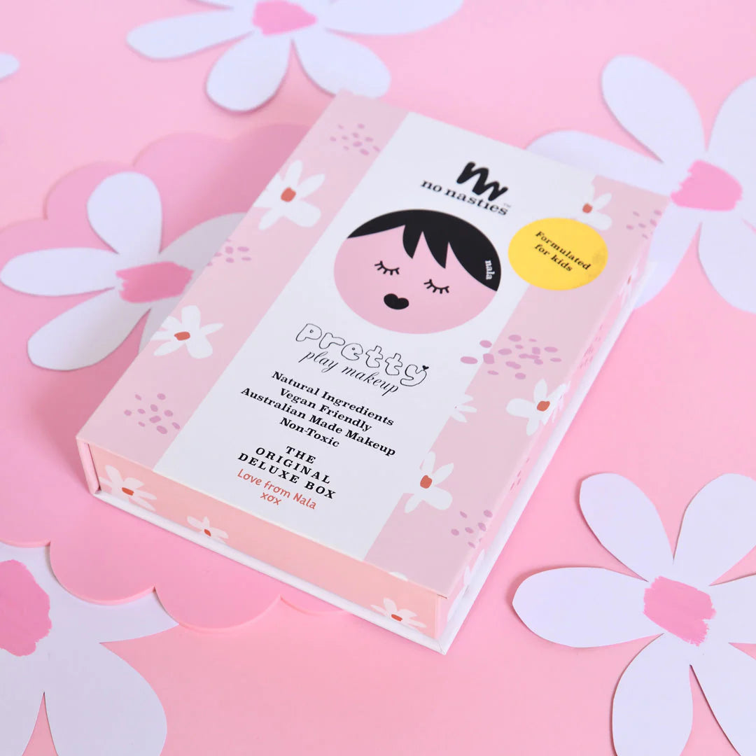 No Nasties Kids - Nala Pink Natural Pressed Powder Kids Makeup Palette Kit CUTENESS No Nasties