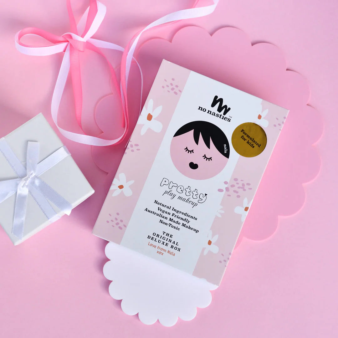 No Nasties Kids - Nala Pink Natural Pressed Powder Kids Makeup Palette Kit CUTENESS No Nasties