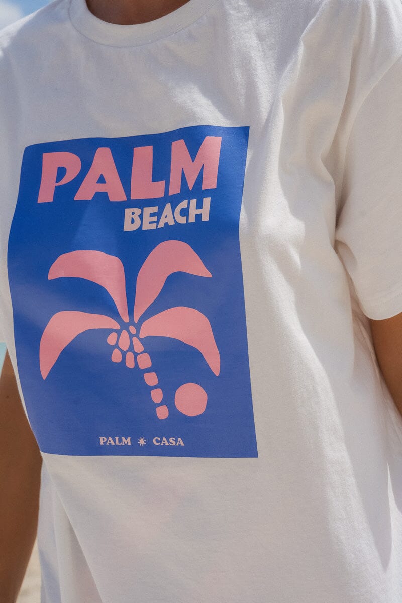 Palm Collective - Palm Beach Postcard T-Shirt Womens Palm Collective