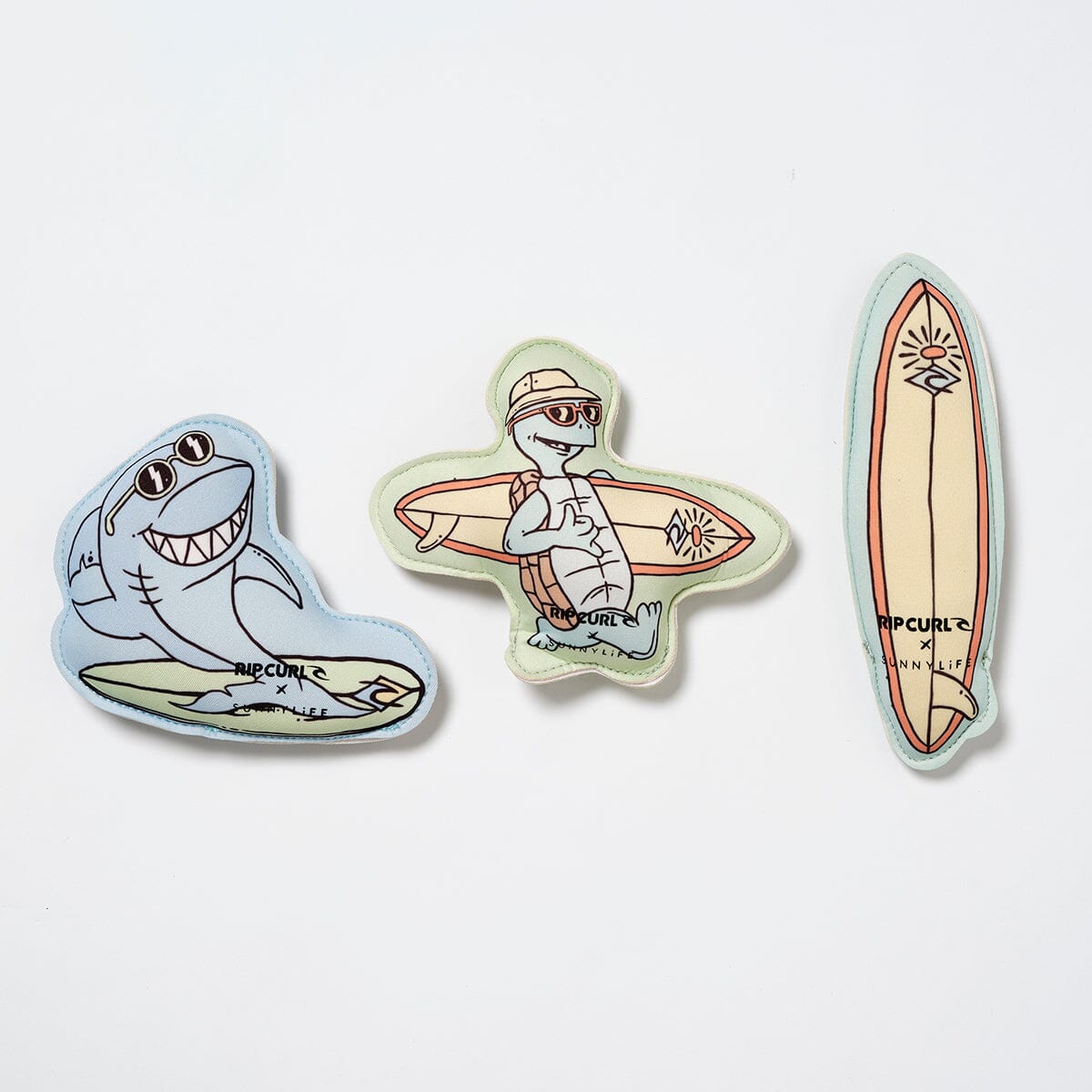 SUNNYLiFE - Dive Buddies Shred Turtle Aqua Set of 3 - Green CUTENESS Sunnylife