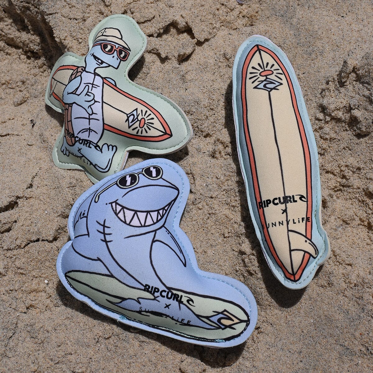SUNNYLiFE - Dive Buddies Shred Turtle Aqua Set of 3 - Green CUTENESS Sunnylife