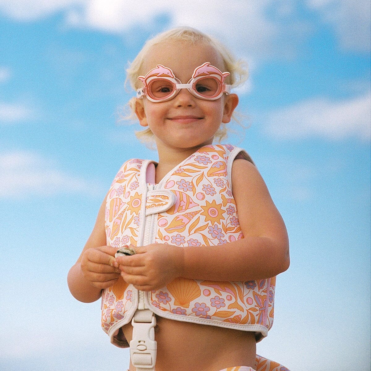 SUNNYLiFE - Kids Swim Goggles - Ocean Magic Pink CUTENESS Sunnylife