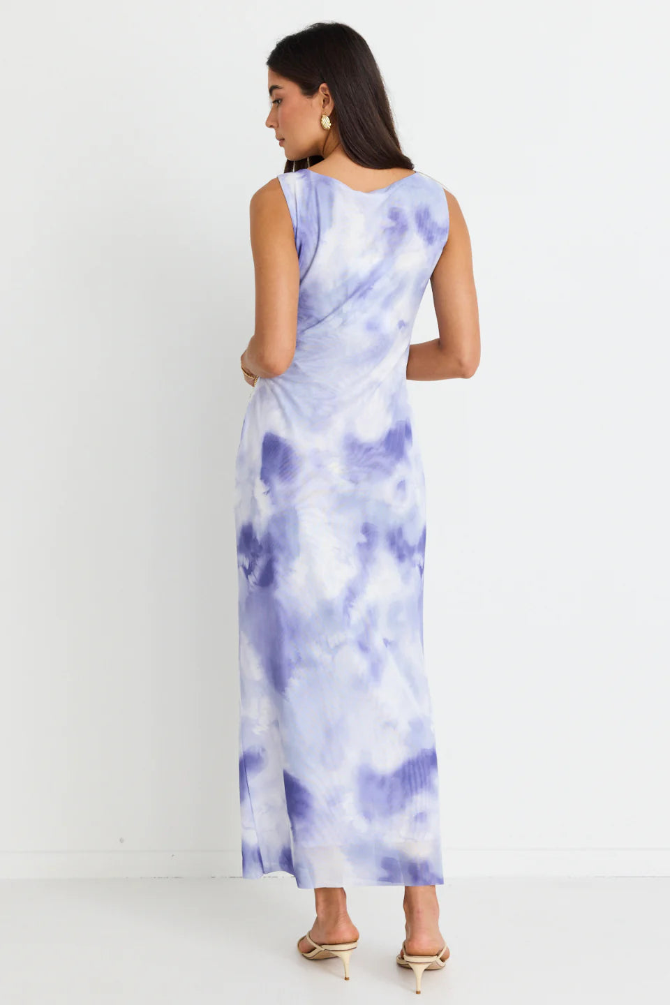 Stories Be Told - Rebel Sleeveless Mesh Maxi Dress - Lilac Womens Stories Be Told