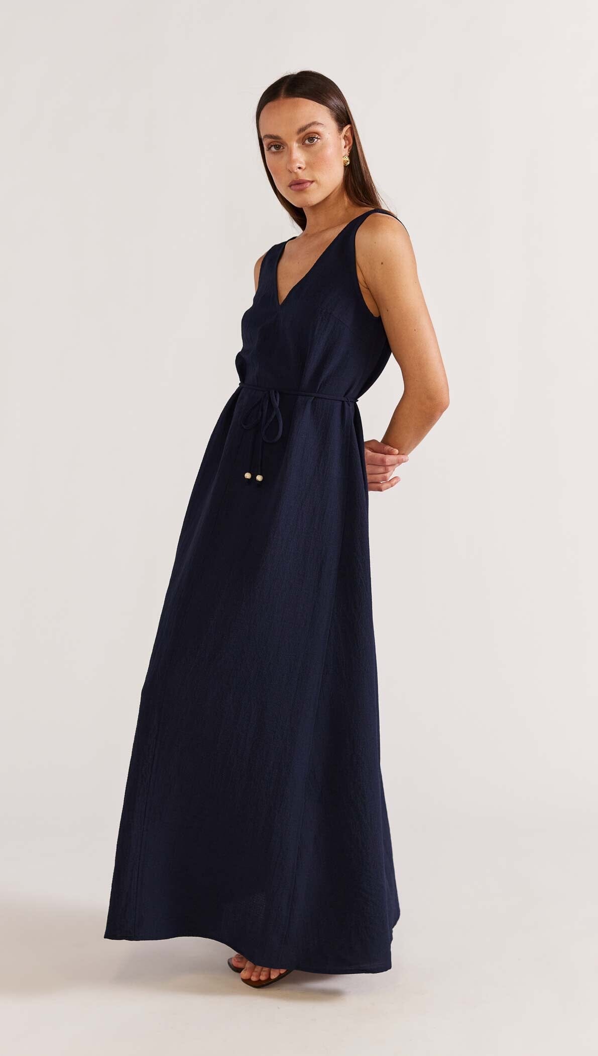 STAPLE THE LABEL - Remy Maxi Dress - Navy *** DUE IN APPROX 22JAN*** Womens STAPLE THE LABEL