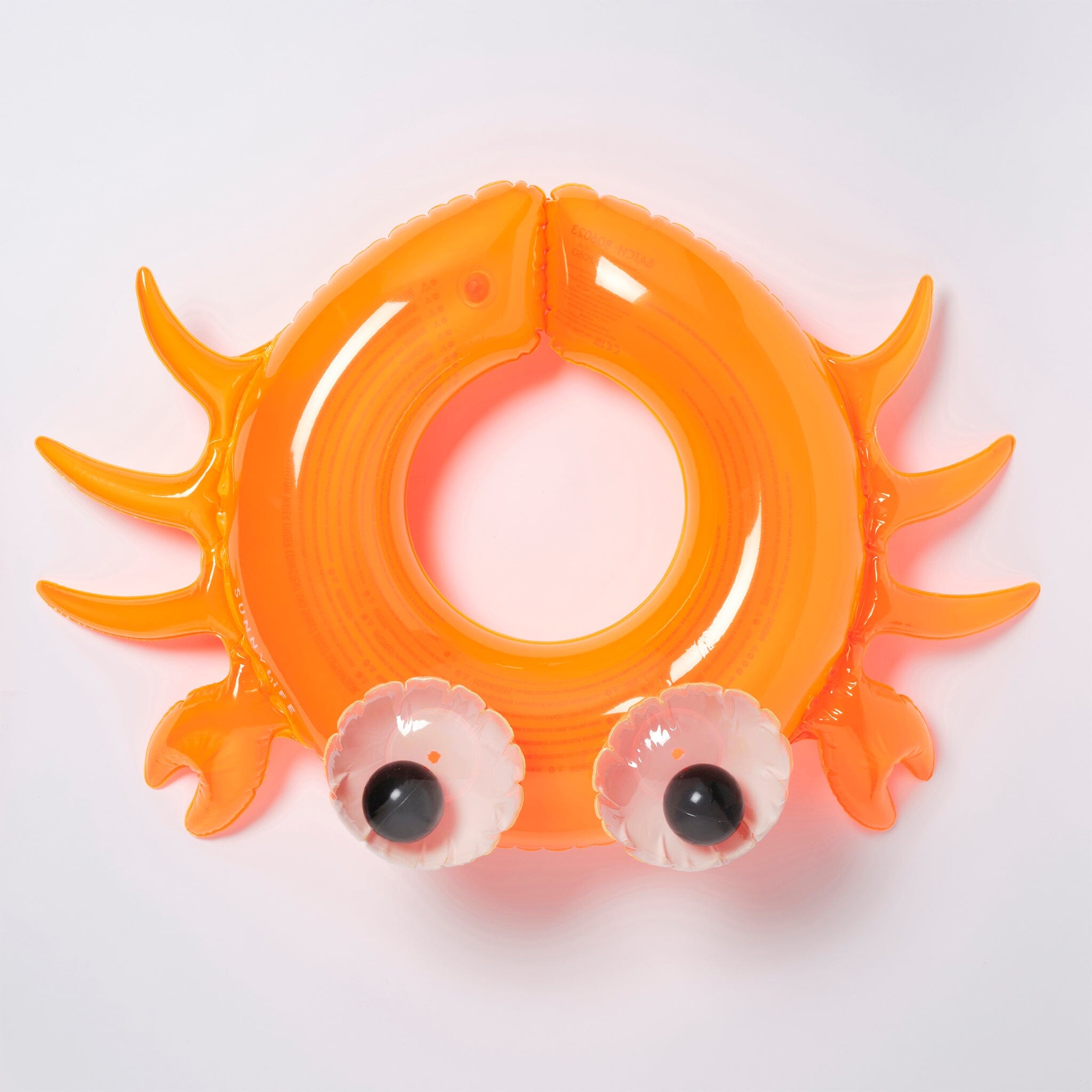 Sunnylife | Kiddy Pool Ring - Sonny the Sea Creature - Neon Orange CUTENESS Sunnylife
