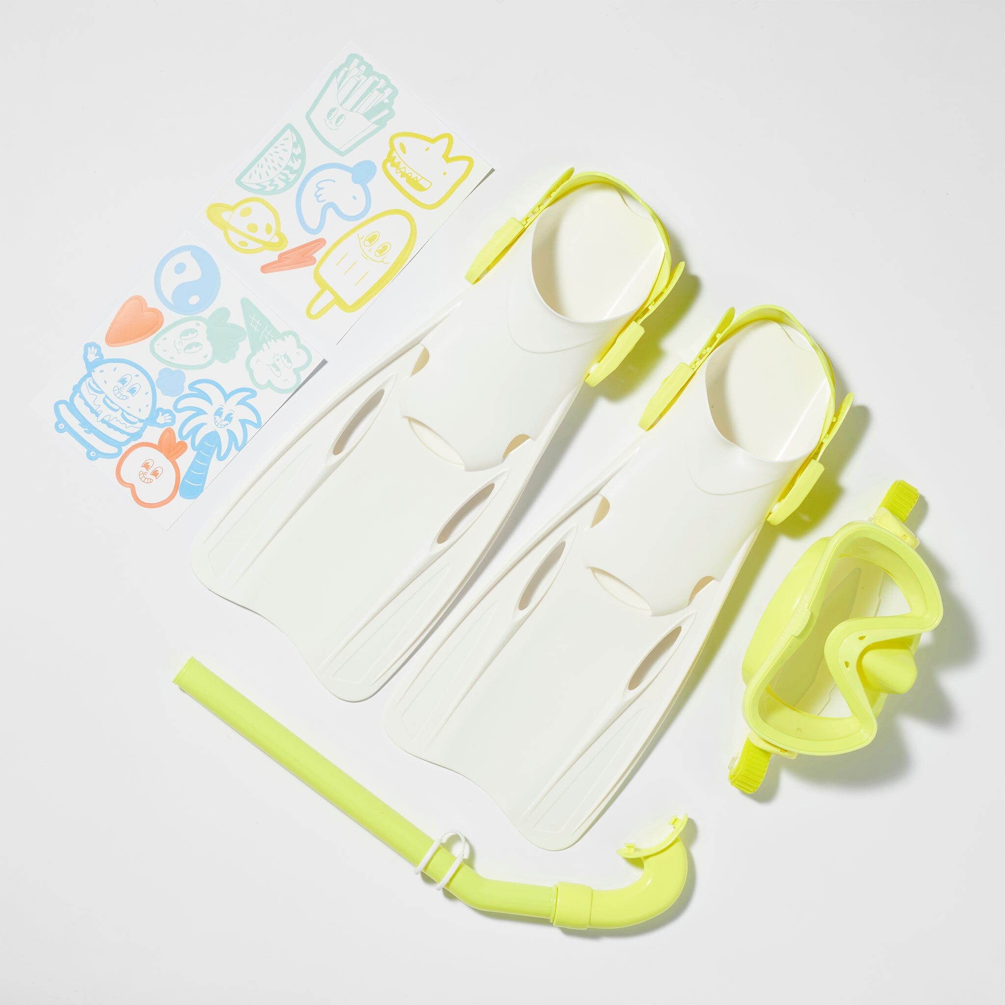 Sunnylife - Kids Snorkel Set - Medium - The Sea Kids Yellow CUTENESS Sunnylife