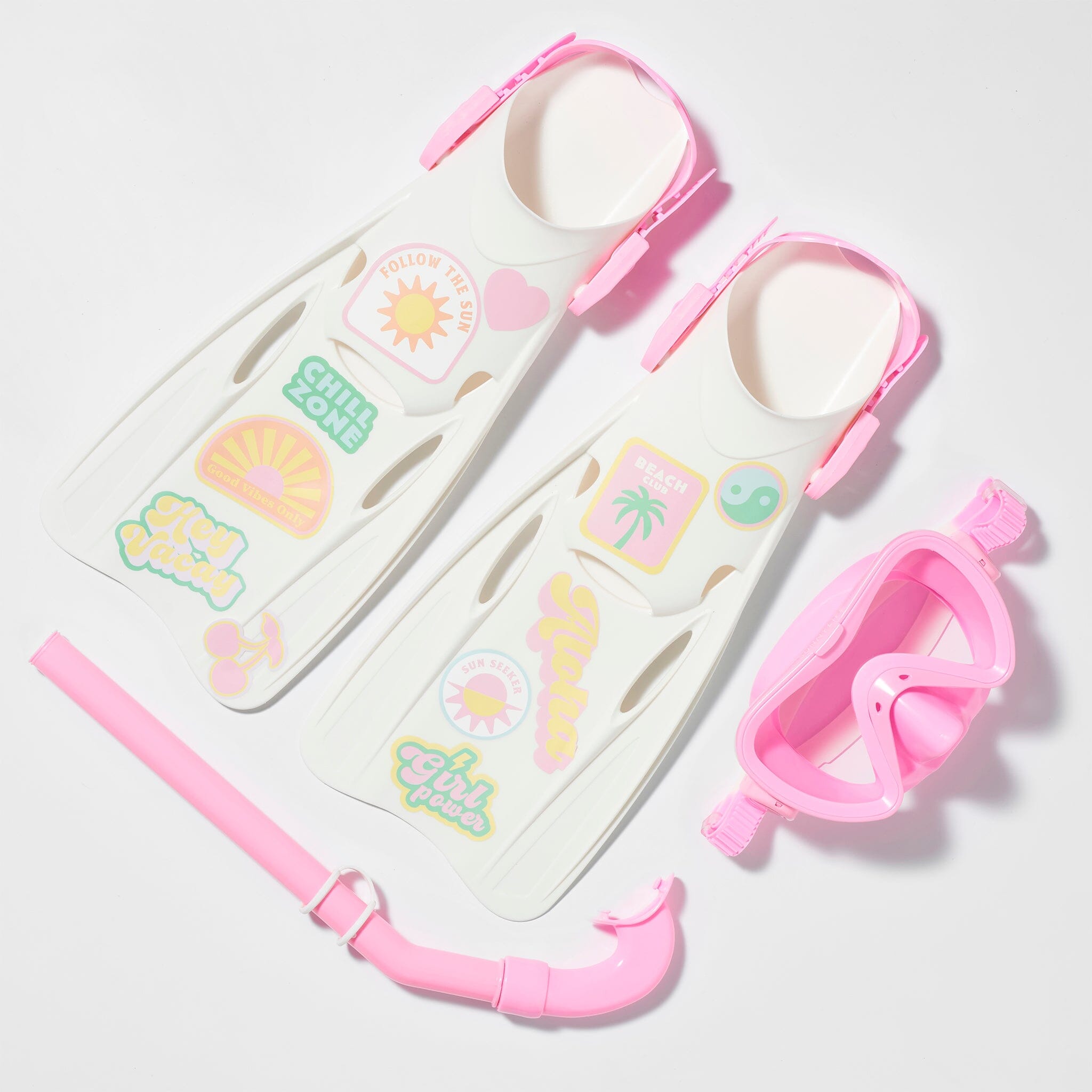 Sunnylife - Kids Snorkel Set - Medium - Summer Sherbet Pink CUTENESS Sunnylife