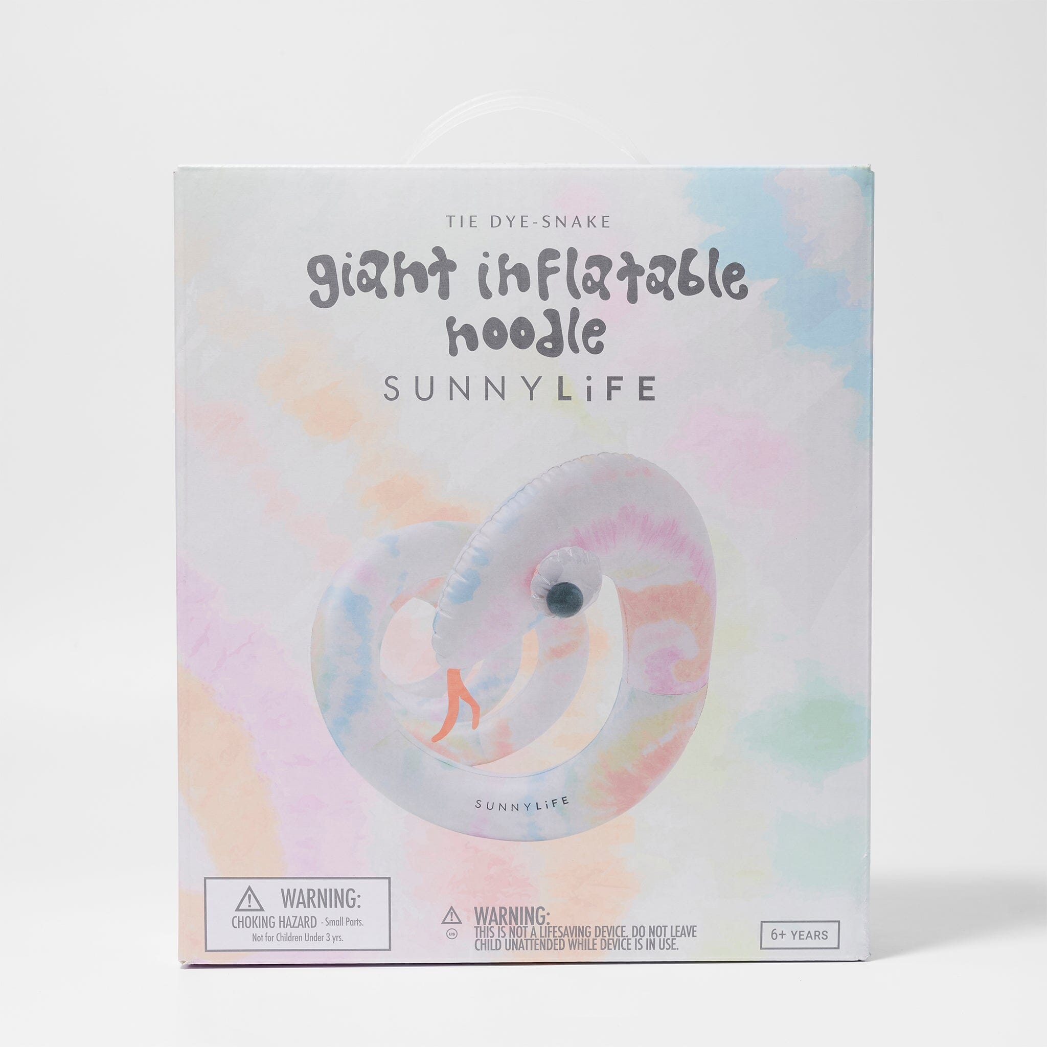 Sunnylife - Giant Inflatable Noodle Snake - Tie Dye Multi *** PRE ORDER / DUE LATE NOV*** CUTENESS Sunnylife