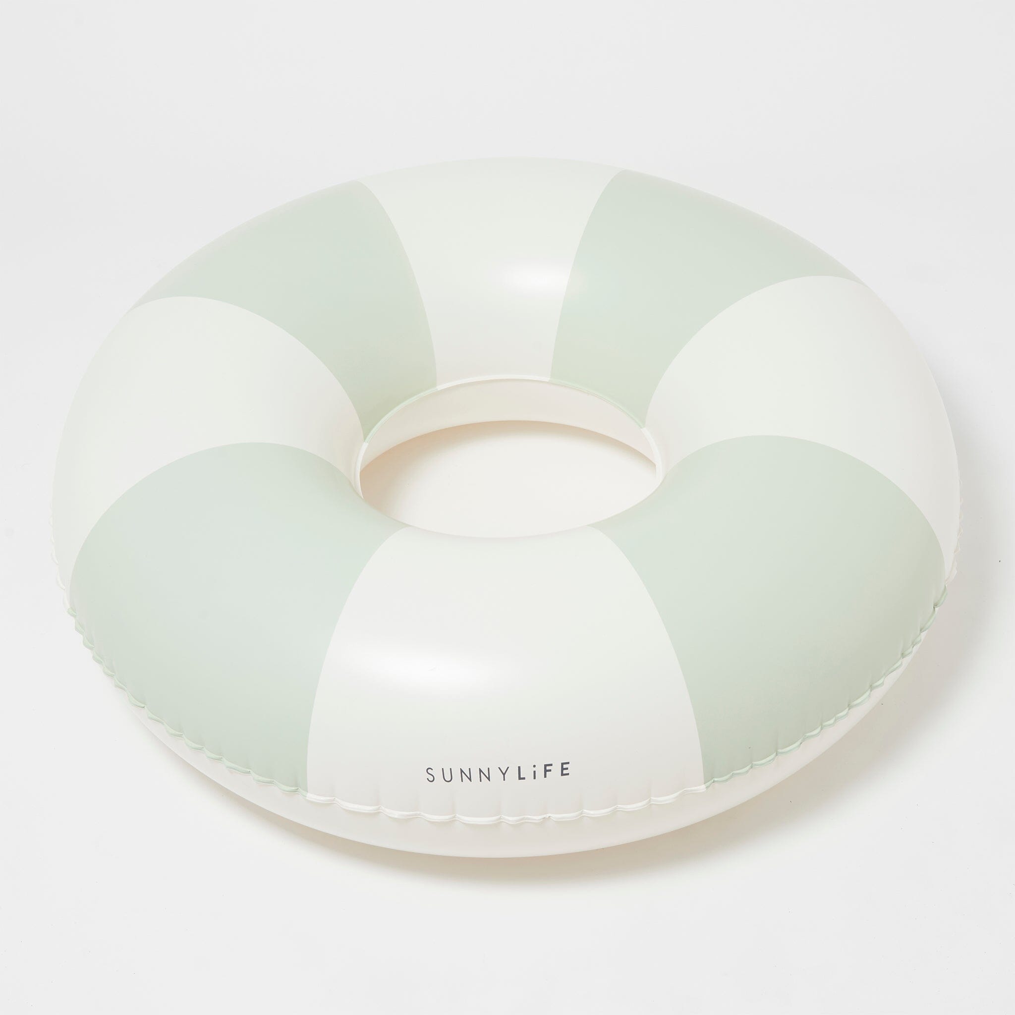 Sunnylife - Tube Pool Ring - The Vacay Soft Olive Stripe *** PRE ORDER / DUE LATE NOV*** CUTENESS Sunnylife