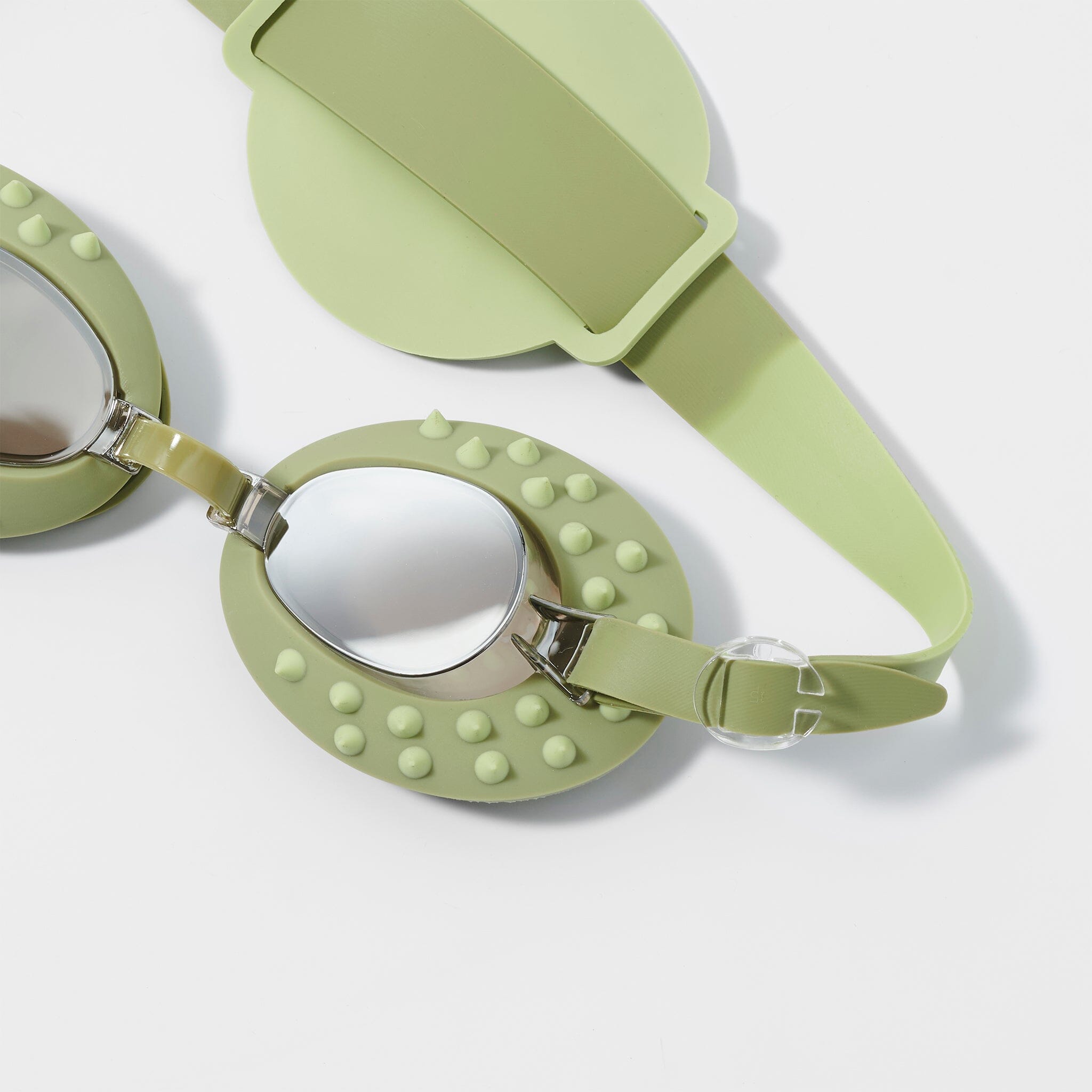 Sunnylife - Kids Swim Goggles - Cookie The Croc Khaki CUTENESS Sunnylife