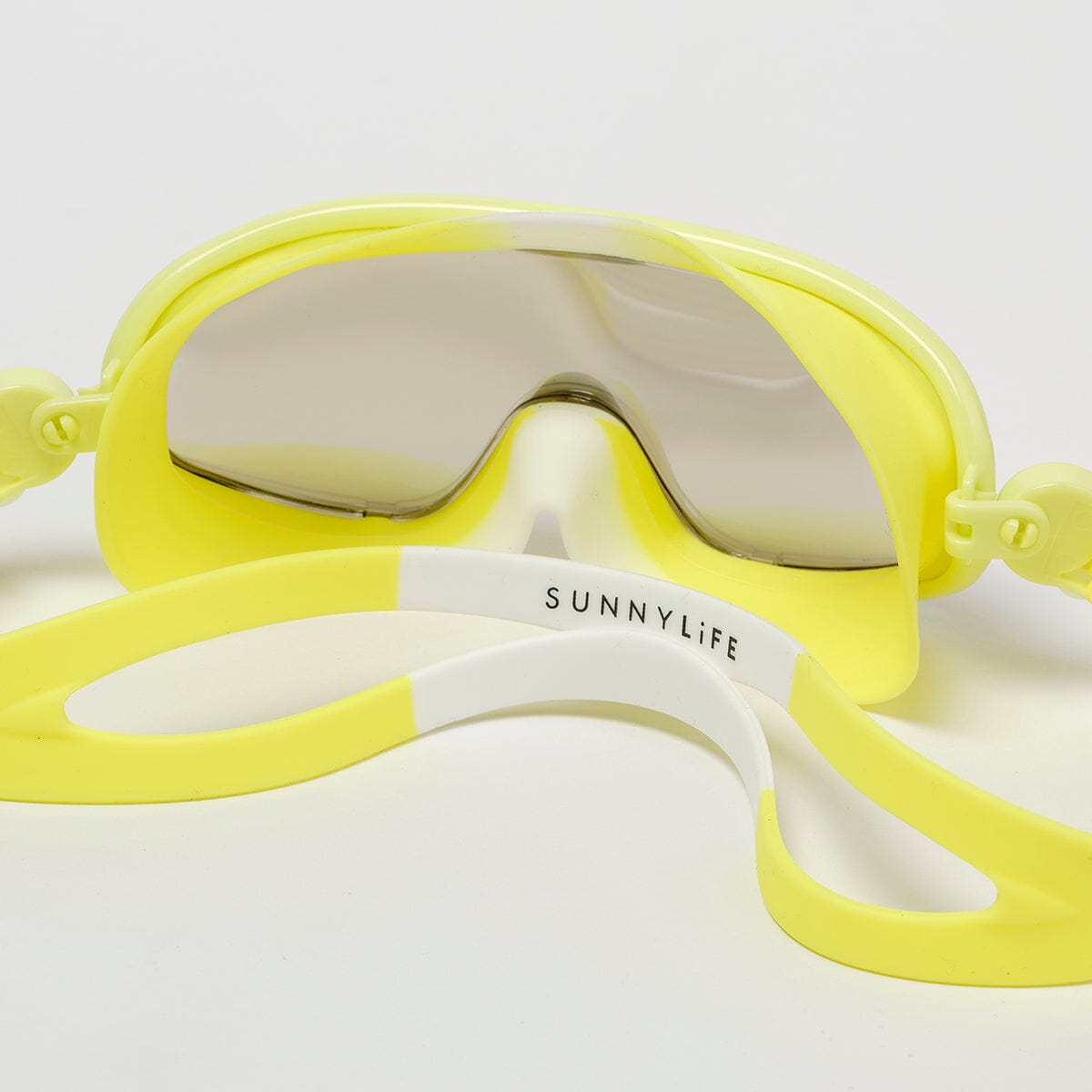 SUNNYLiFE - Kids Swim Mask Salty the Shark - Neon Yellow CUTENESS Sunnylife