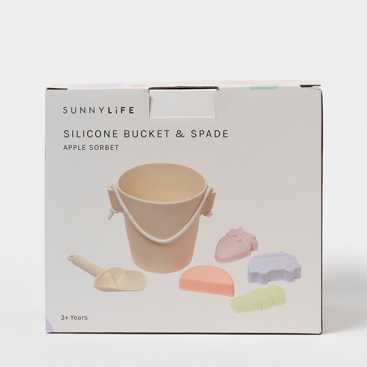 SUNNYLiFE - Silicone Bucket & Spade Set Apple Sorbet - Multicoloured CUTENESS Sunnylife