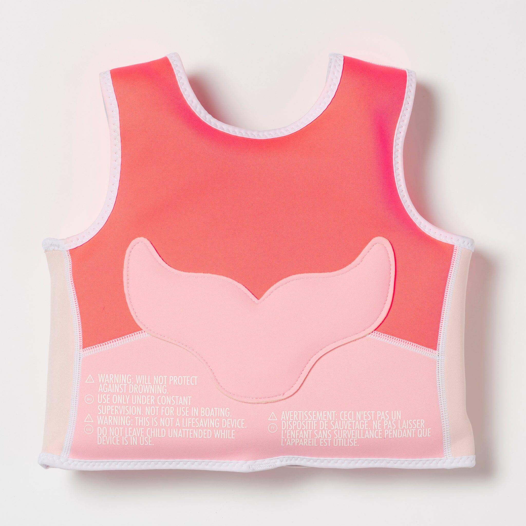 Sunnylife - Kids Swim Vest - Melody The Mermaid Neon Strawberry - Size 1-2 CUTENESS Sunnylife