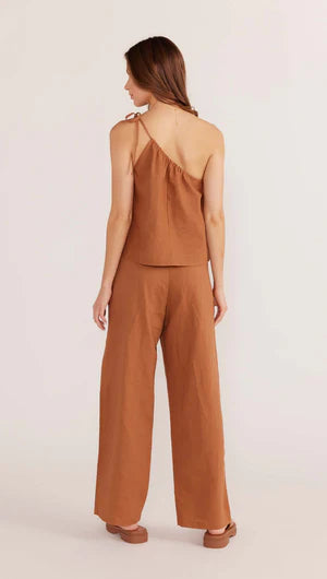 MINK PINK - Rya Straight Leg Pant - Bronze *** COMING SOON *** Womens MINK PINK