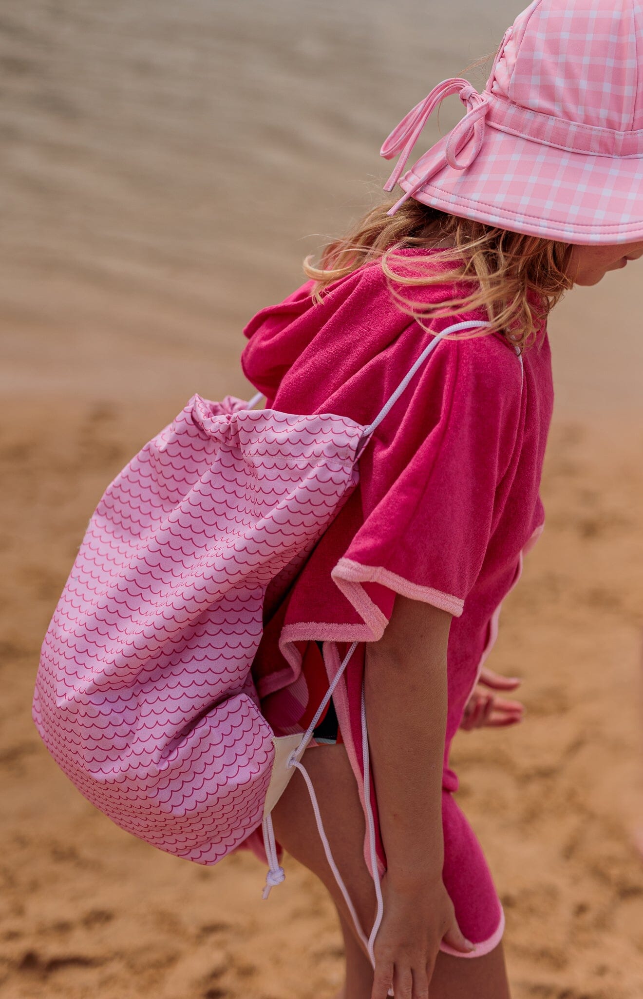 Acorn - Swim Bag - Pink Waves CUTENESS Acorn