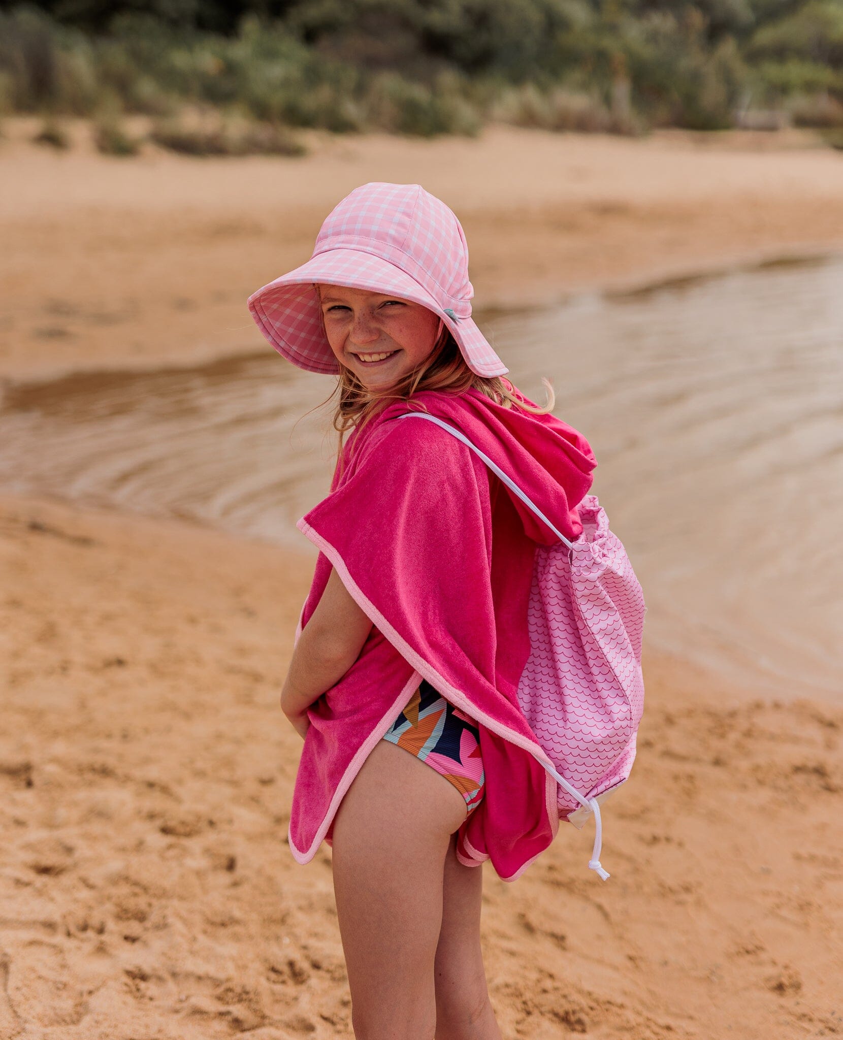 Acorn - Swim Bag - Pink Waves CUTENESS Acorn