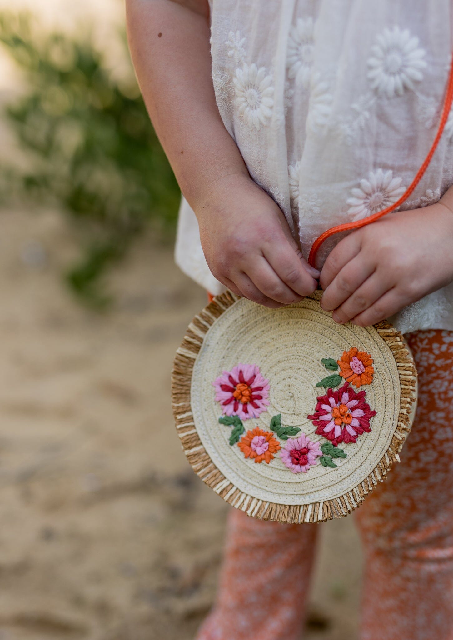 Acorn | Dahlia Straw Bag Girls Acorn