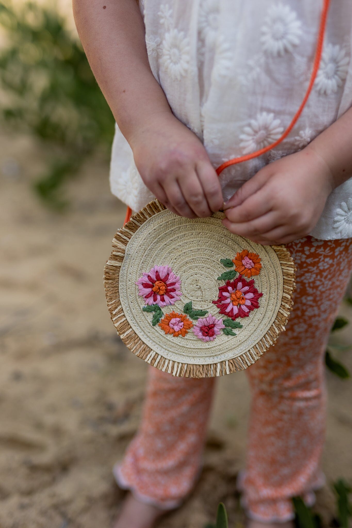 Acorn | Dahlia Straw Bag Girls Acorn