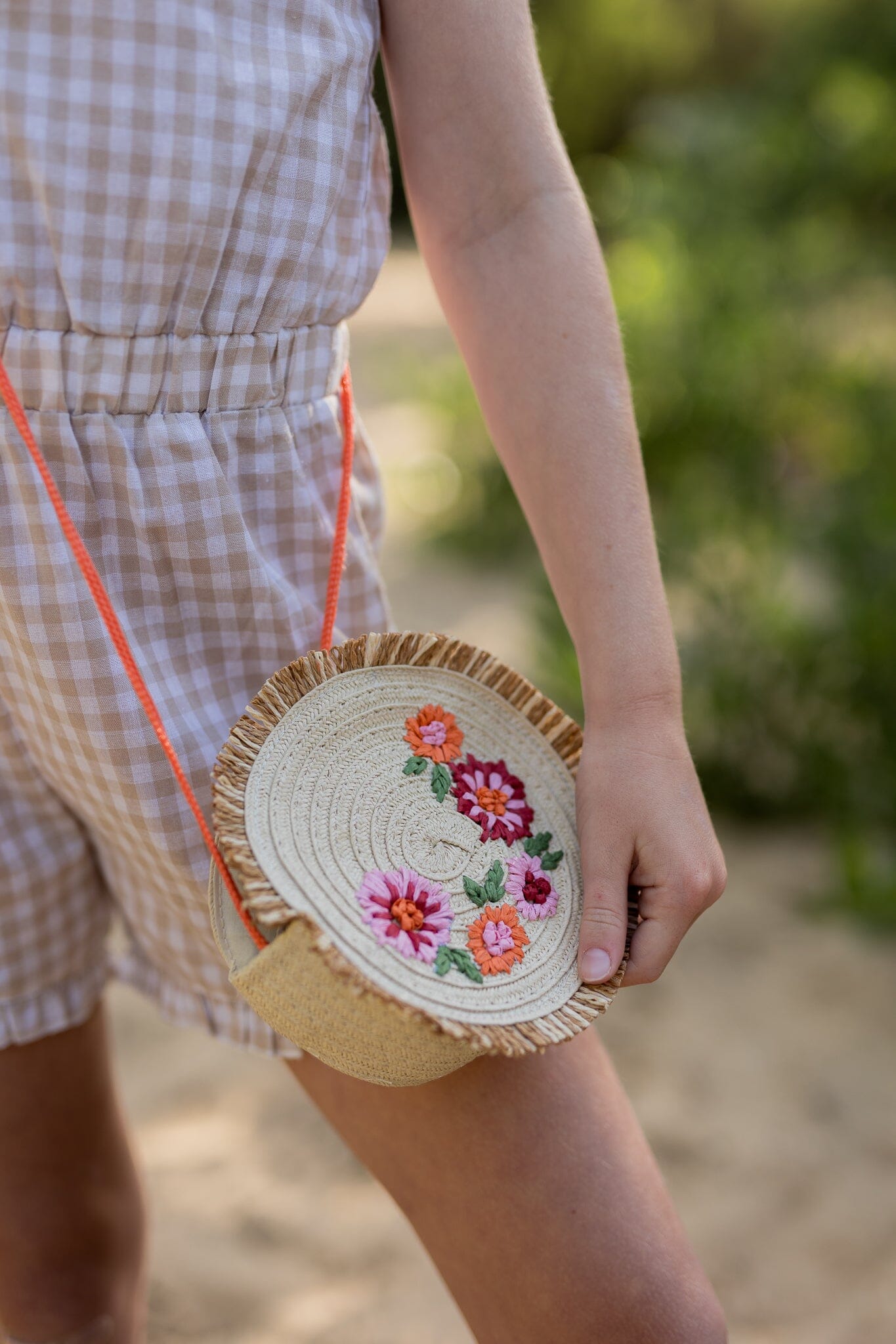 Acorn | Dahlia Straw Bag Girls Acorn