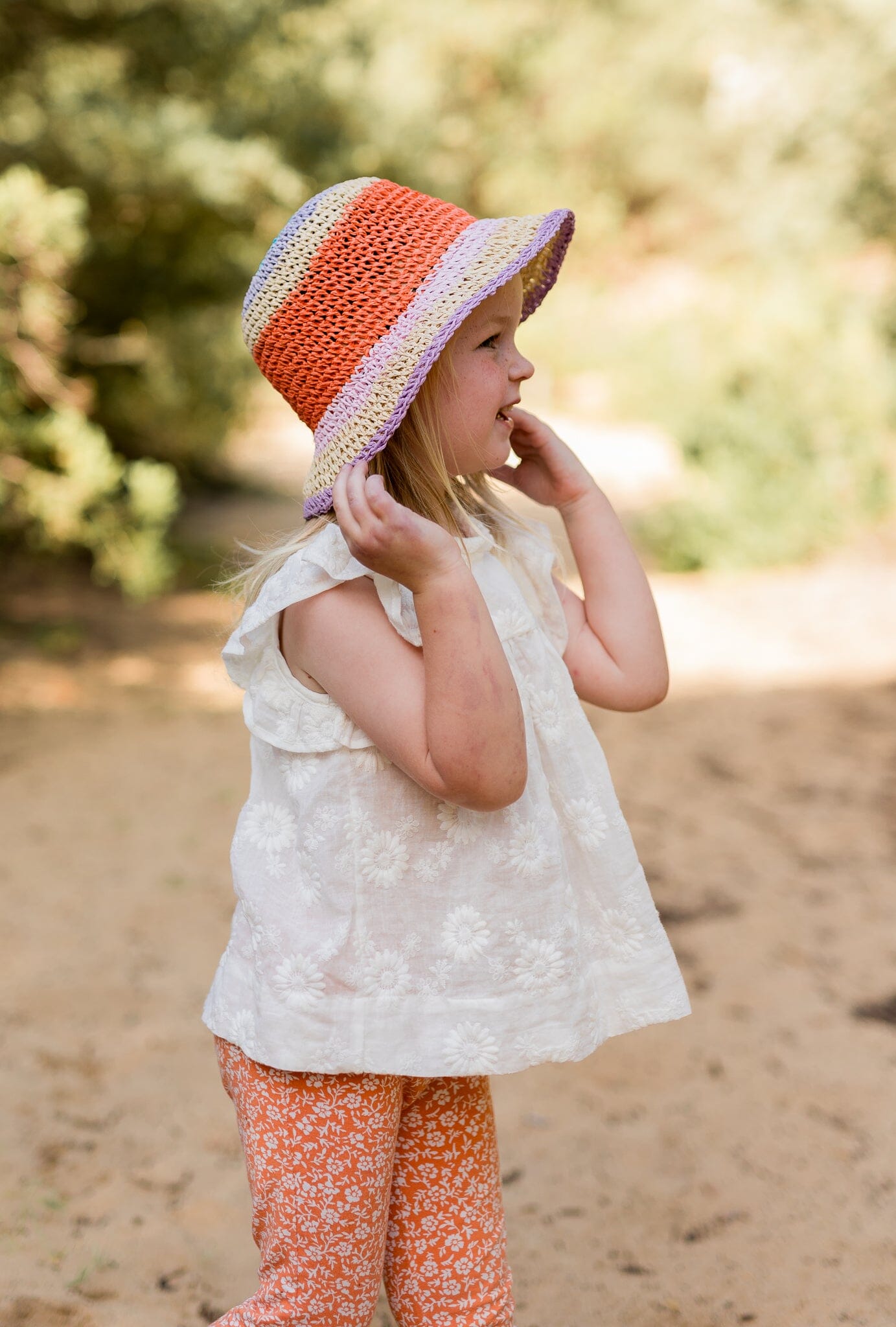 Acorn - Astrid Crochet Straw Hat Girls Acorn