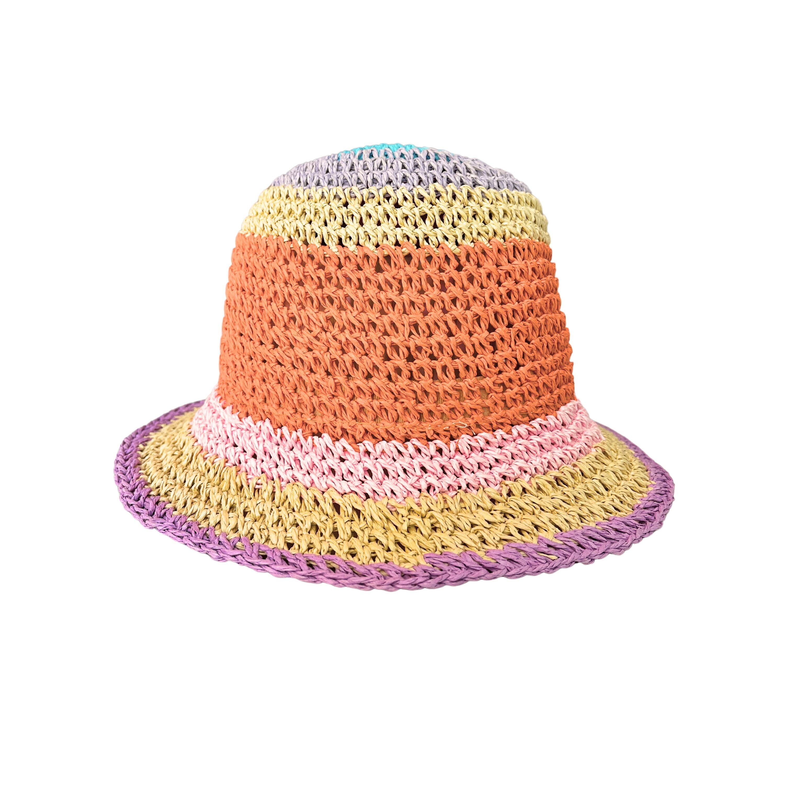 Acorn - Astrid Crochet Straw Hat Girls Acorn