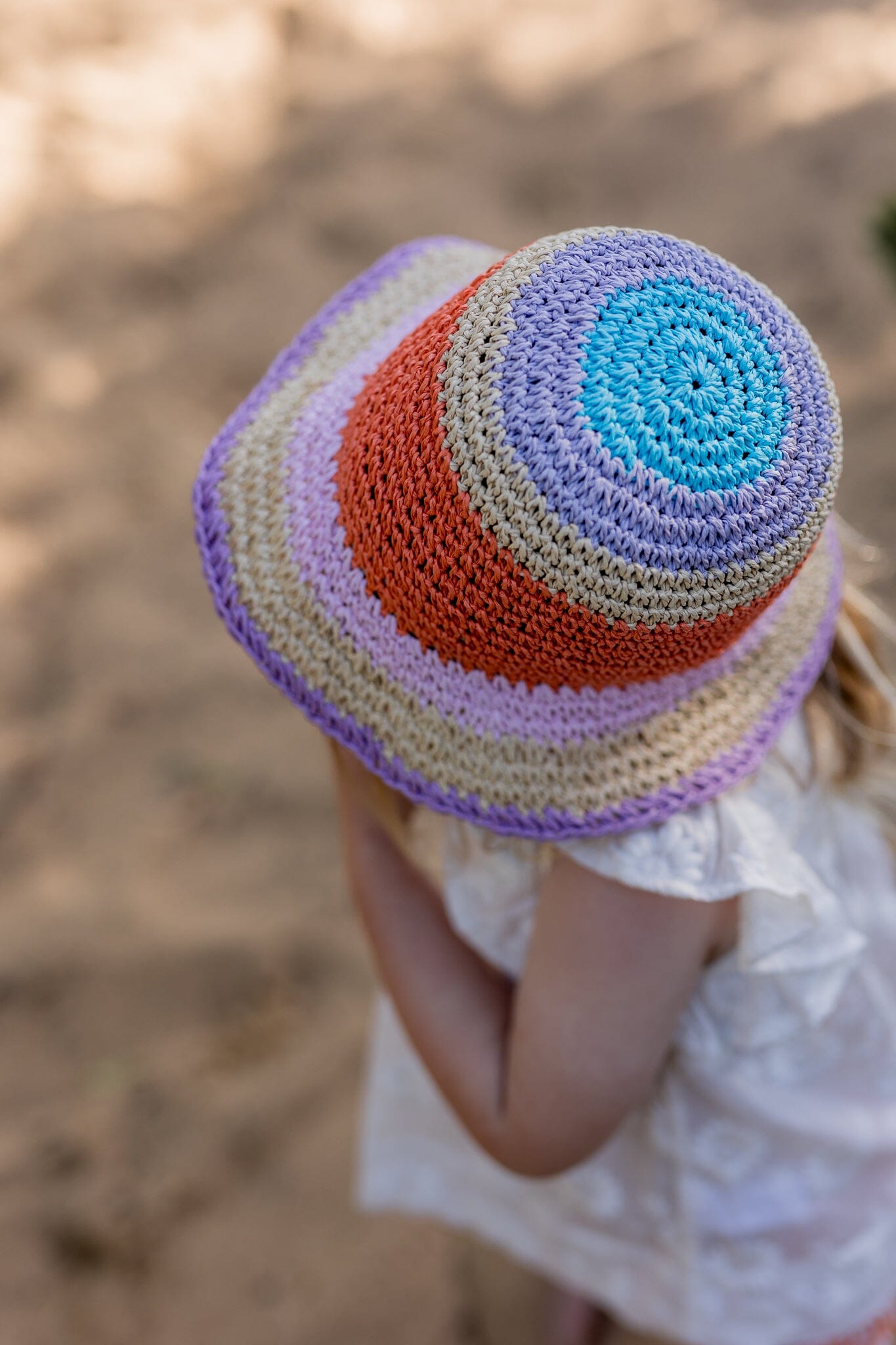 Acorn - Astrid Crochet Straw Hat Girls Acorn