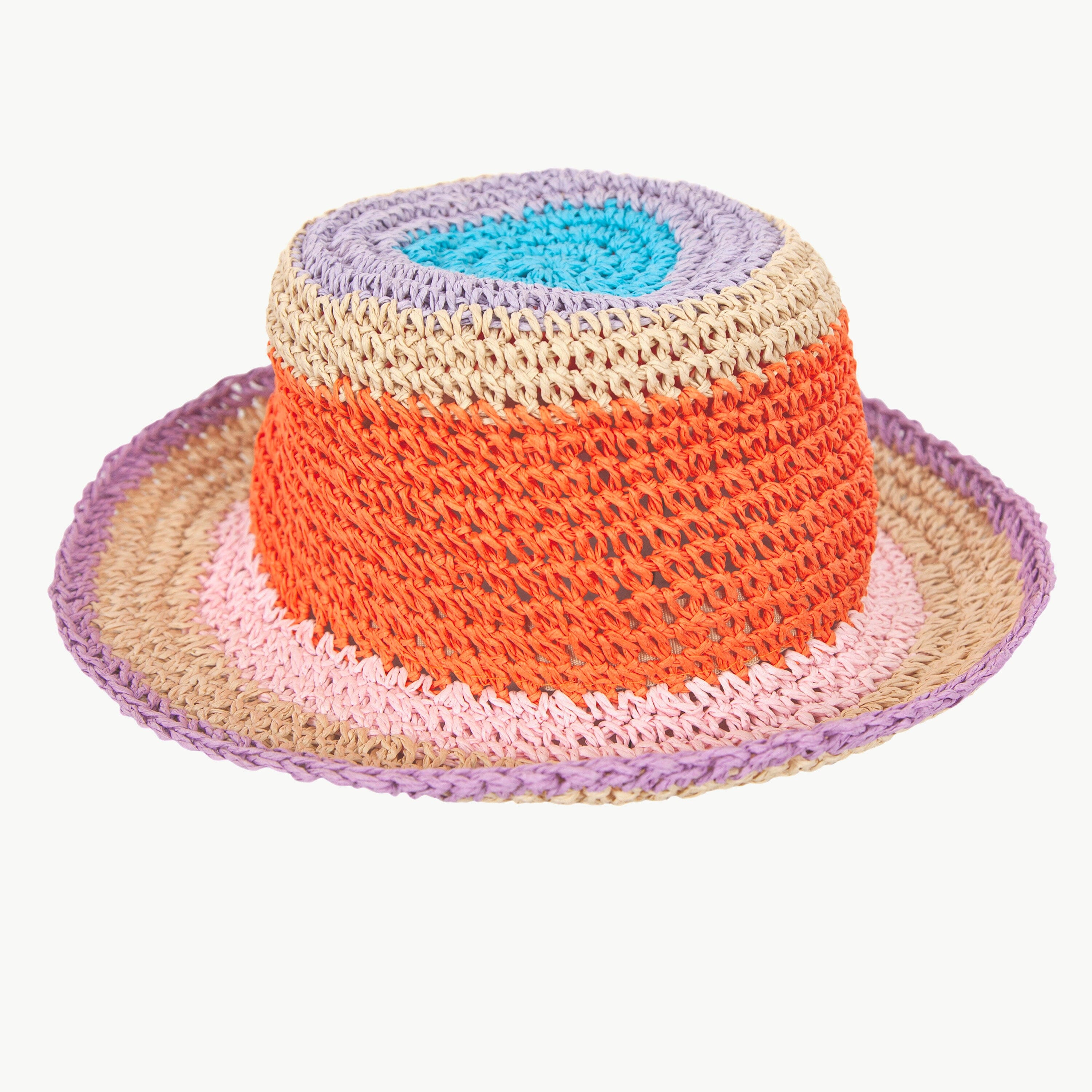 Acorn - Astrid Crochet Straw Hat Girls Acorn