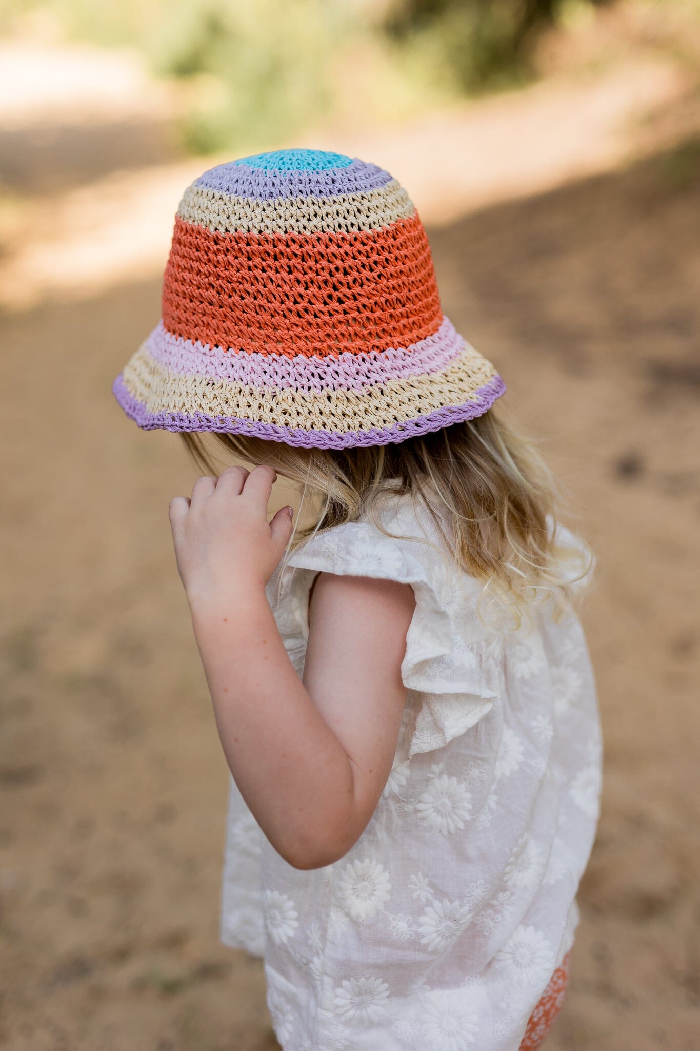 Acorn - Astrid Crochet Straw Hat Girls Acorn