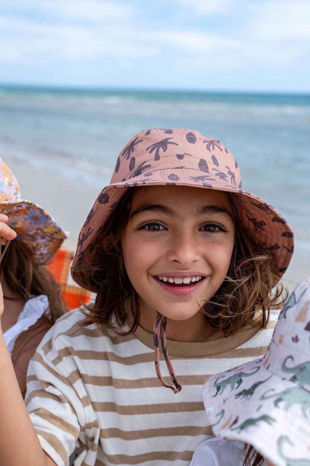 Acorn - Wide Brim Bucket Hat - Honolulu / Caramel&Brown Boys Acorn