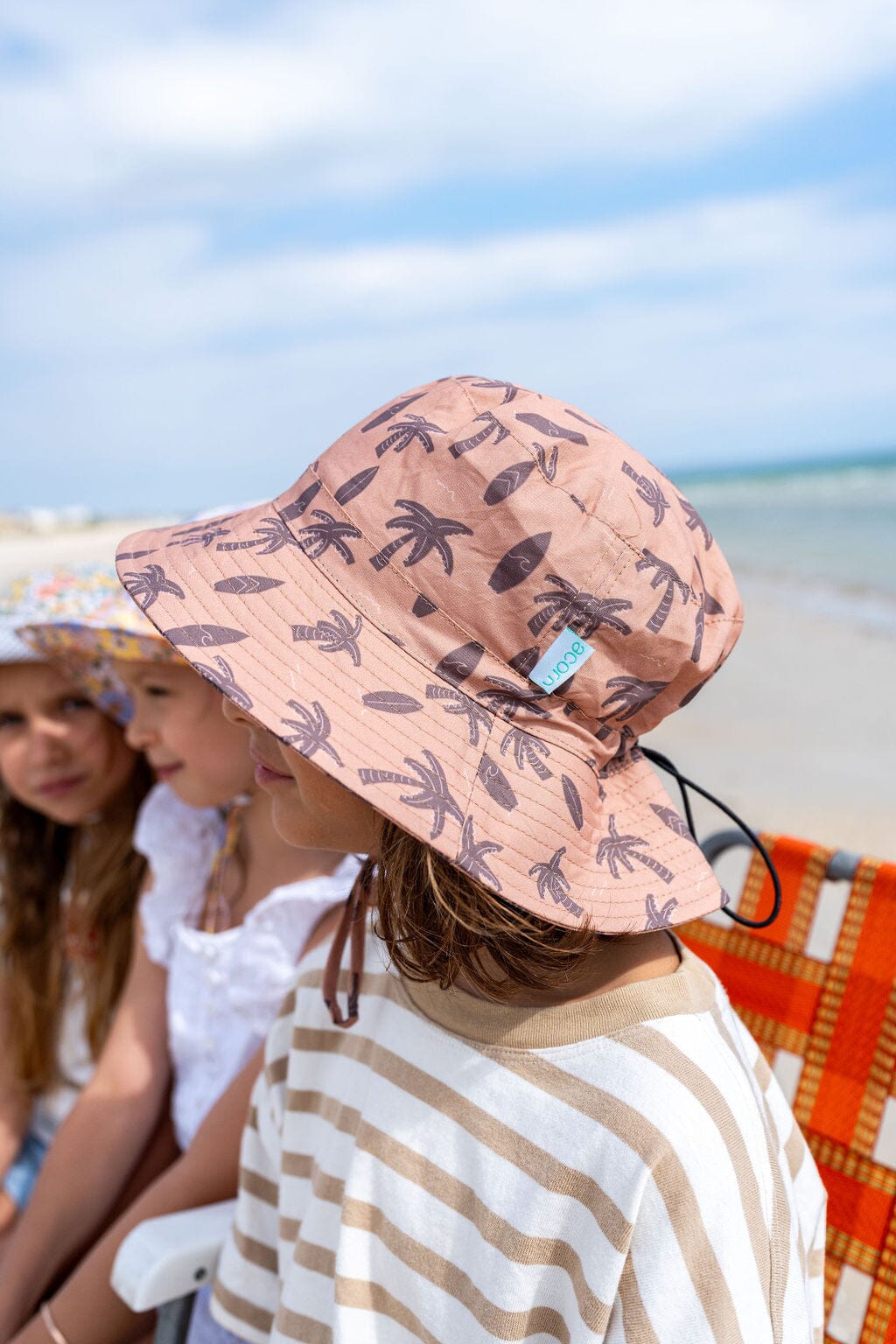 Acorn - Wide Brim Bucket Hat - Honolulu / Caramel&Brown Boys Acorn