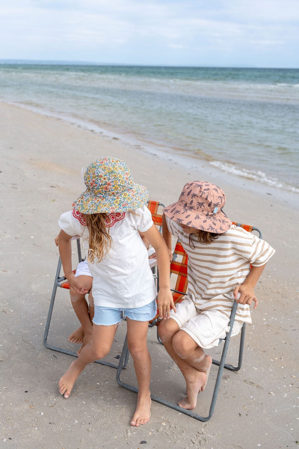 Acorn - Wide Brim Bucket Hat - Honolulu / Caramel&Brown Boys Acorn