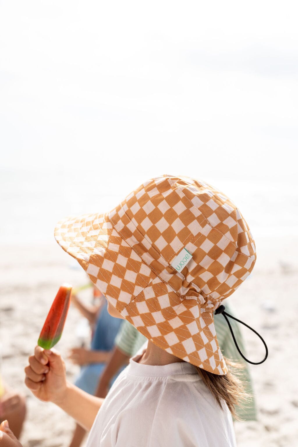 Acorn - Wide Brim Bucket Hat - Checkmate / Caramel&Cream Boys Acorn