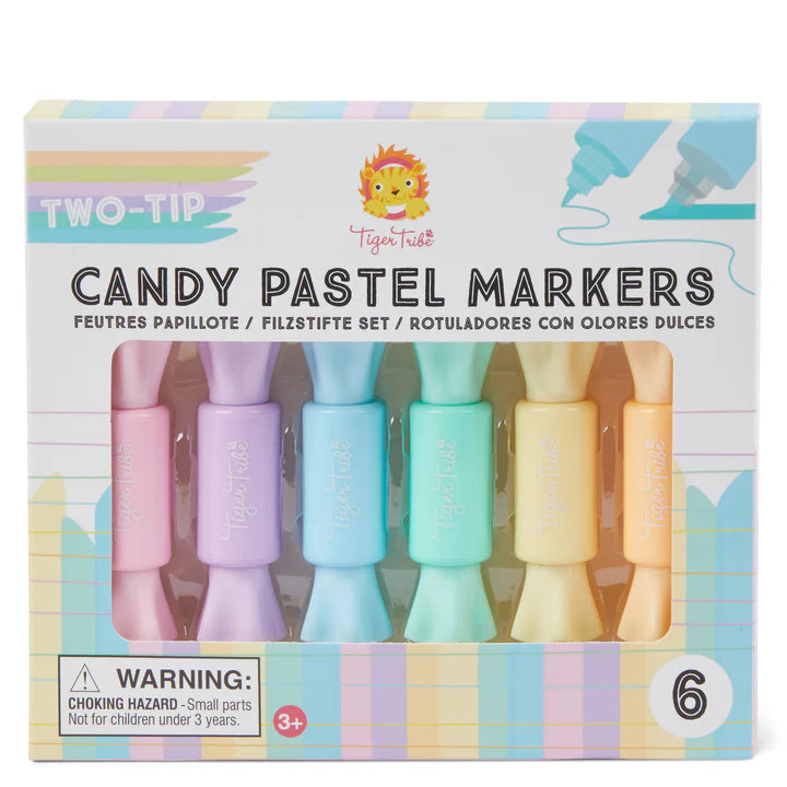 Tiger Tribe - Two Tip Candy Pastel Markers CUTENESS Tiger Tribe