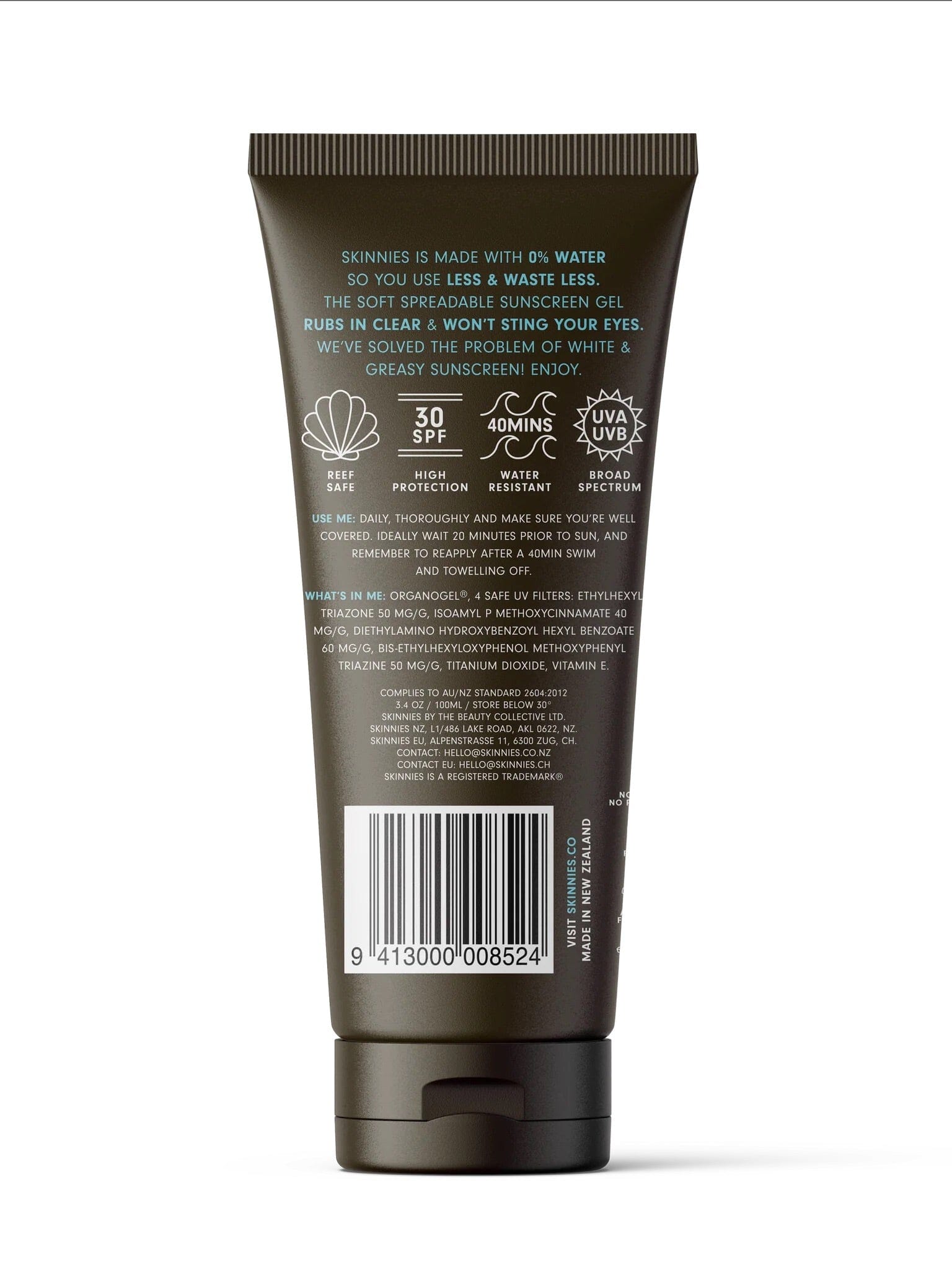 Skinnies - Sungel SPF30 - 100ml Gifts Skinnies