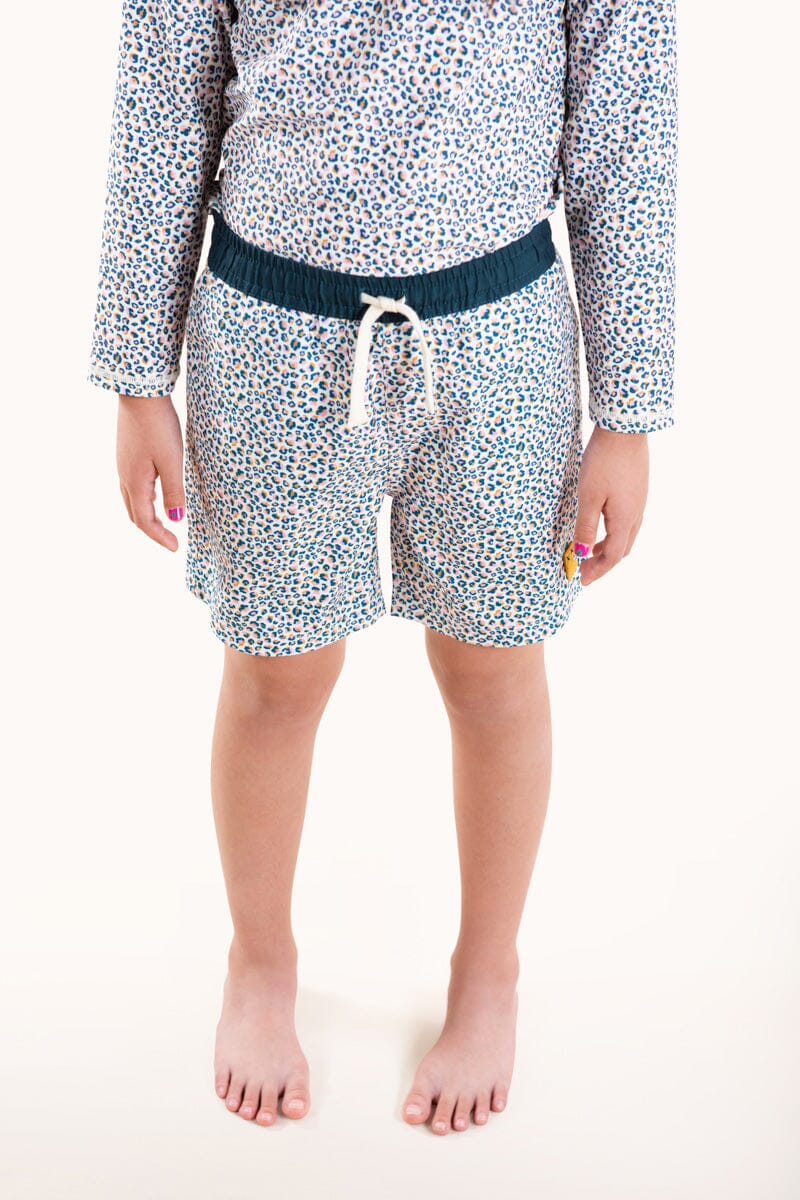 Rock Your Kid - LEOPARD BOARDSHORTS - Multi ** PRE ORDER / DUE LATE OCT ** Boys Rock Your Baby