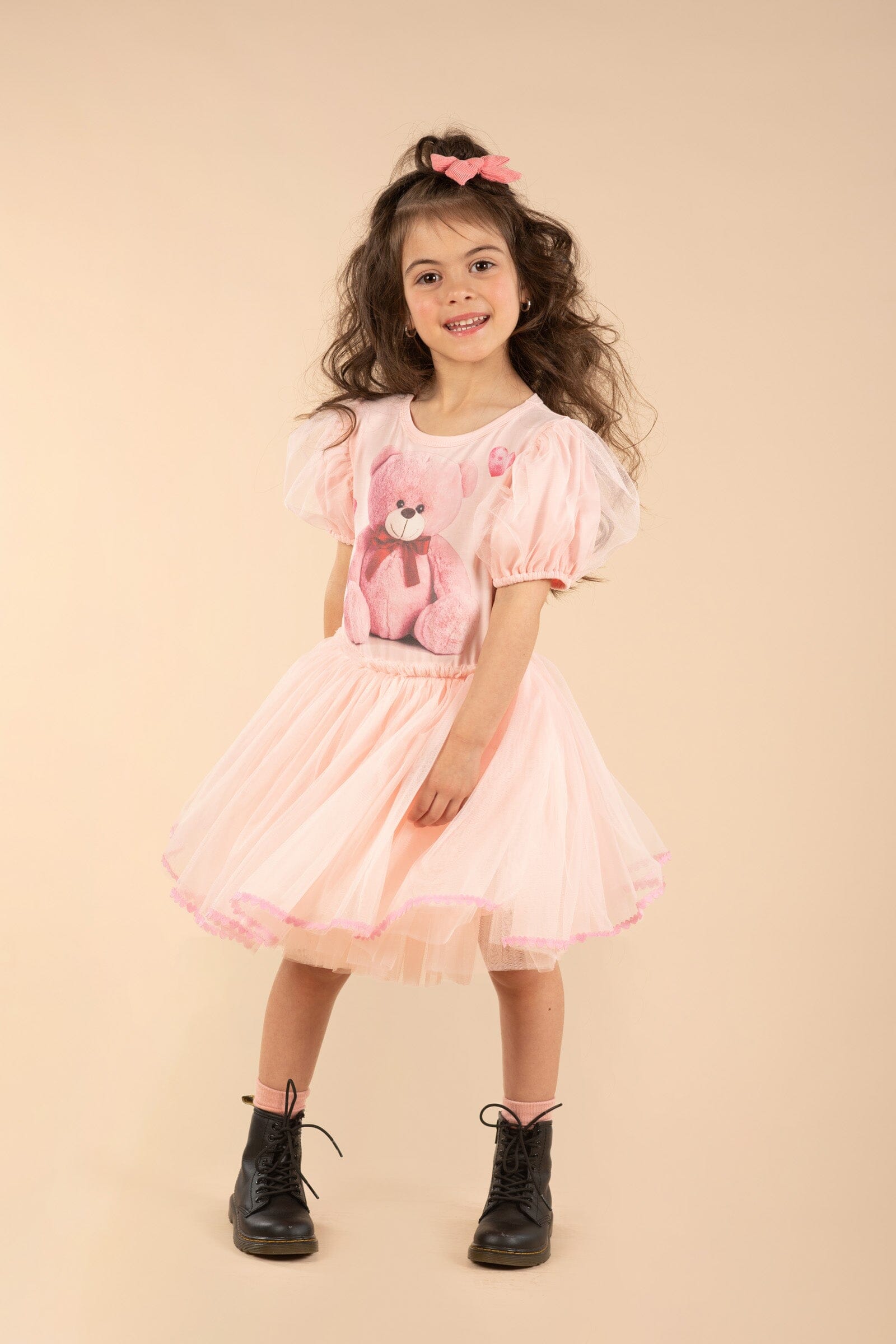 Rock Your Kid - TEDDY CIRCUS DRESS - Pink ** PRE ORDER / DUE MID-SEP ** Girls Rock Your Baby