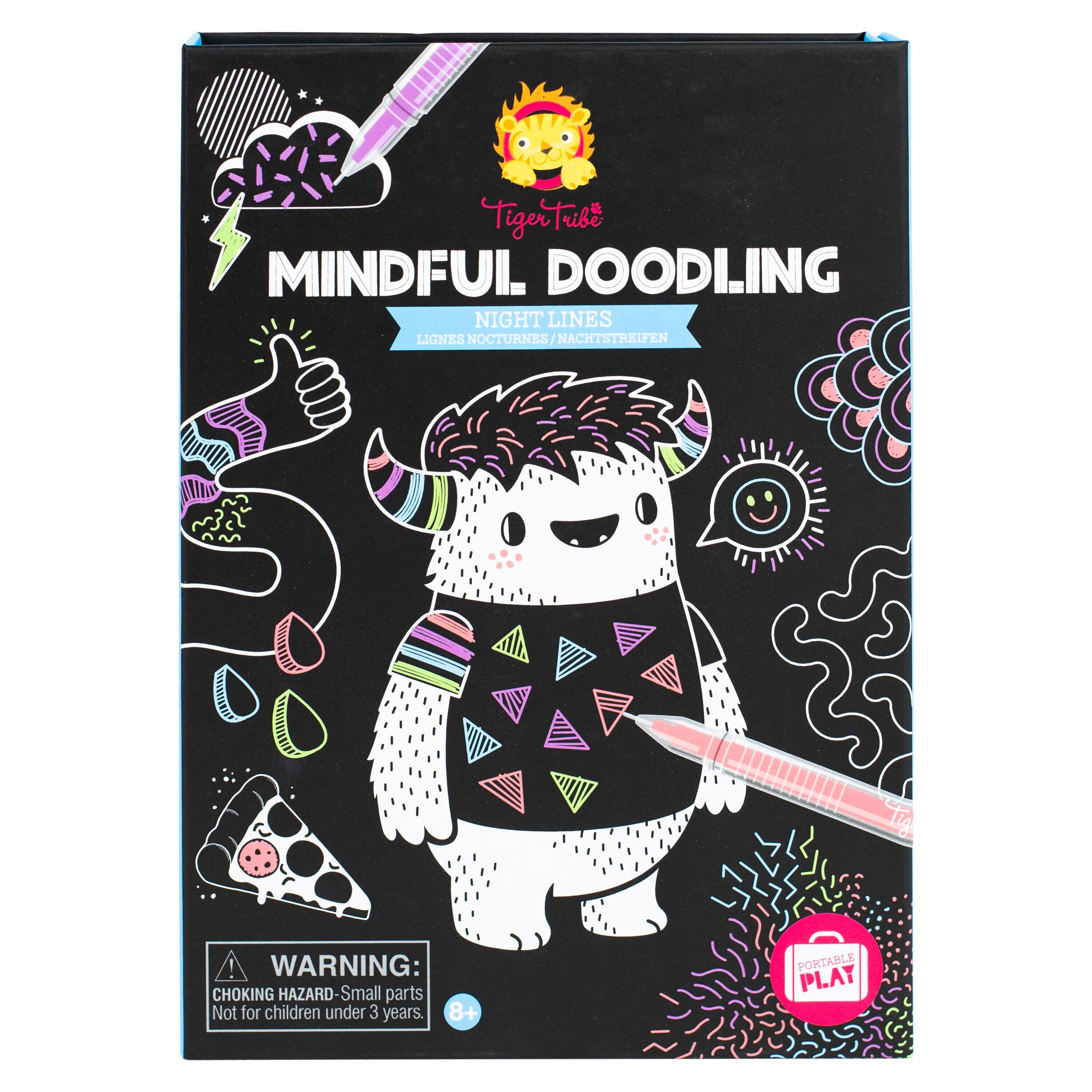 Tiger Tribe - Mindful Doodling - Night Lines CUTENESS Tiger Tribe