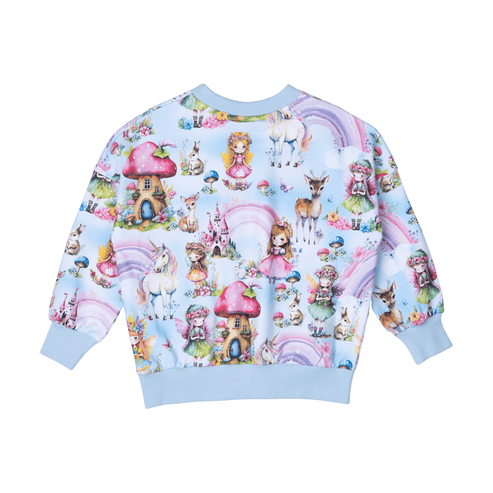 Rock Your Kid - FAIRY TIME SWEATSHIRT Multi *** PRE ORDER / DUE 20APR *** Girls Rock Your Baby