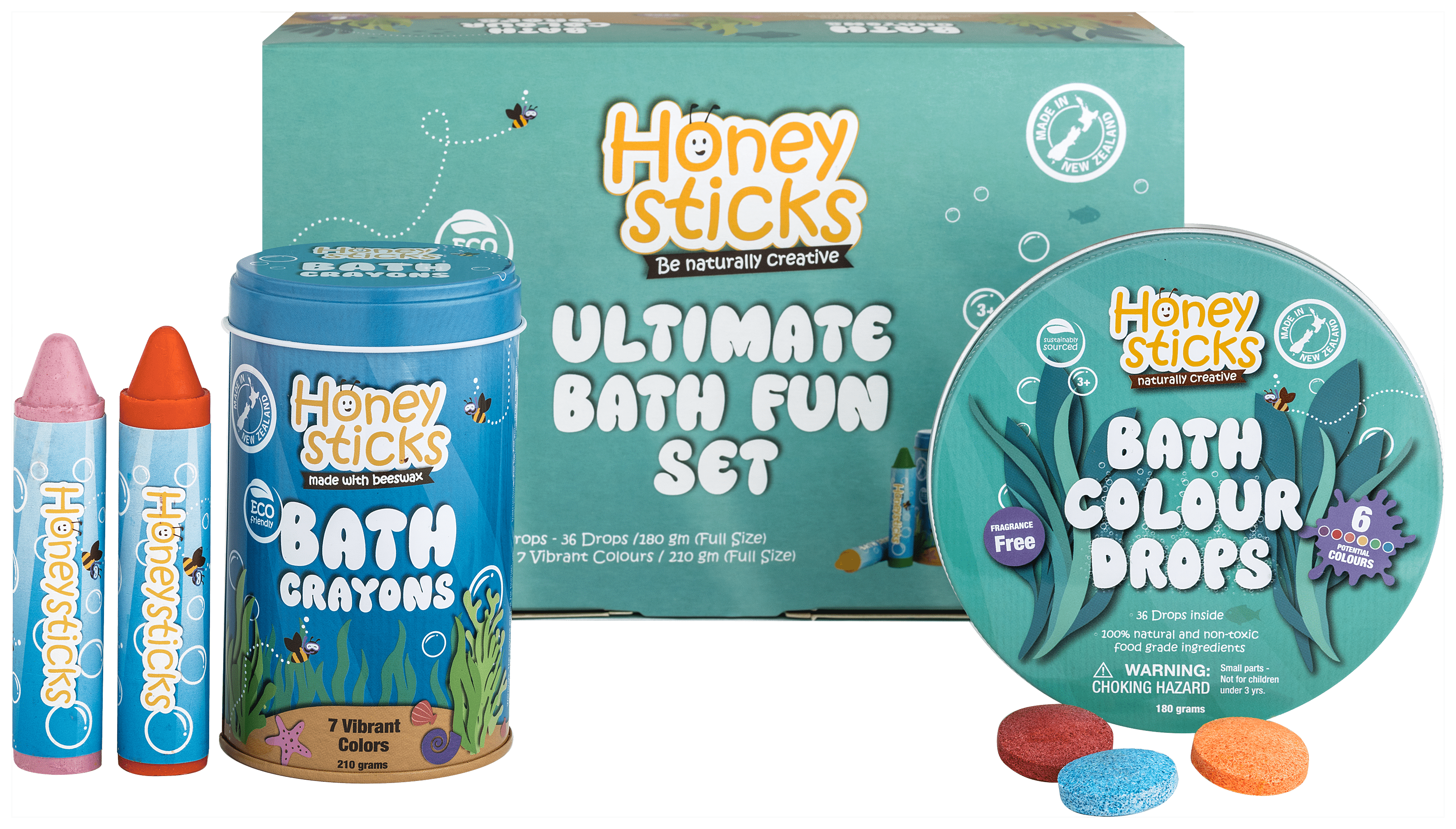 Honeysticks - Ultimate Bath Fun Set CUTENESS Honeysticks