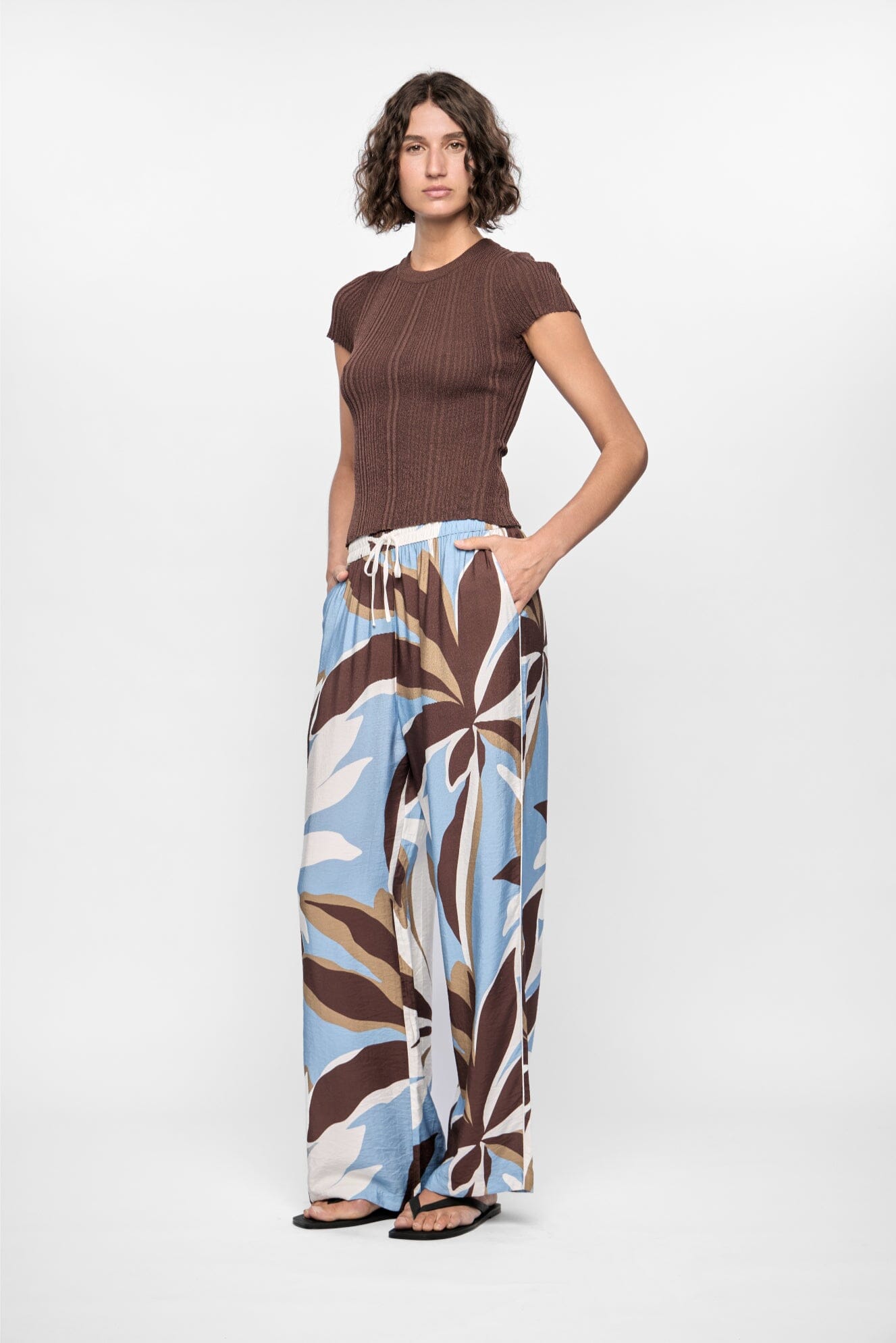 STAPLE THE LABEL - MAEVE RELAXED PANTS - RESORT FLORAL Womens STAPLE THE LABEL